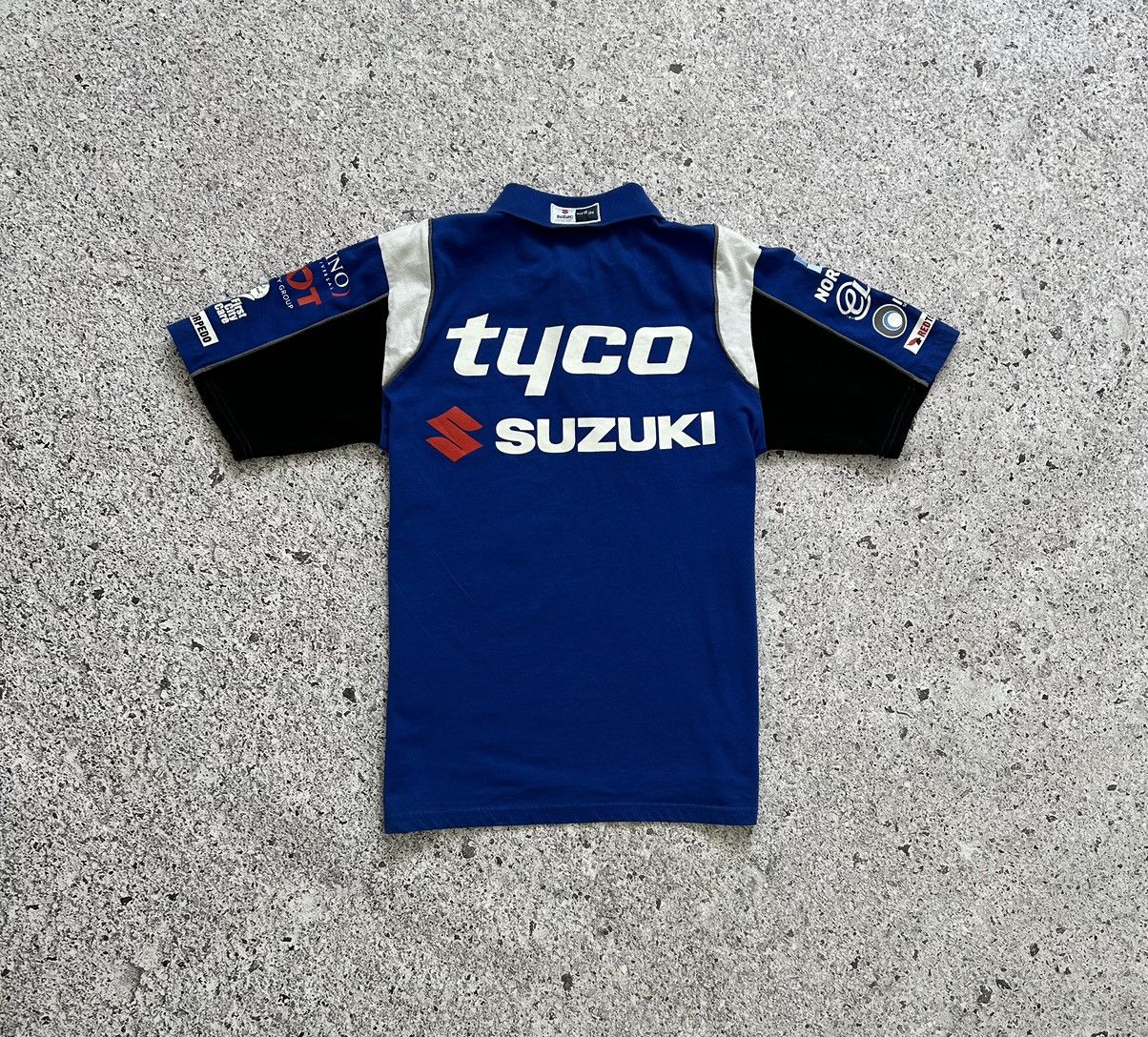 Vintage Suzuki Tyco Gas Racing Streetwear Polo T-Shirt Size US S / EU 44-46 / 1 - 6 Thumbnail