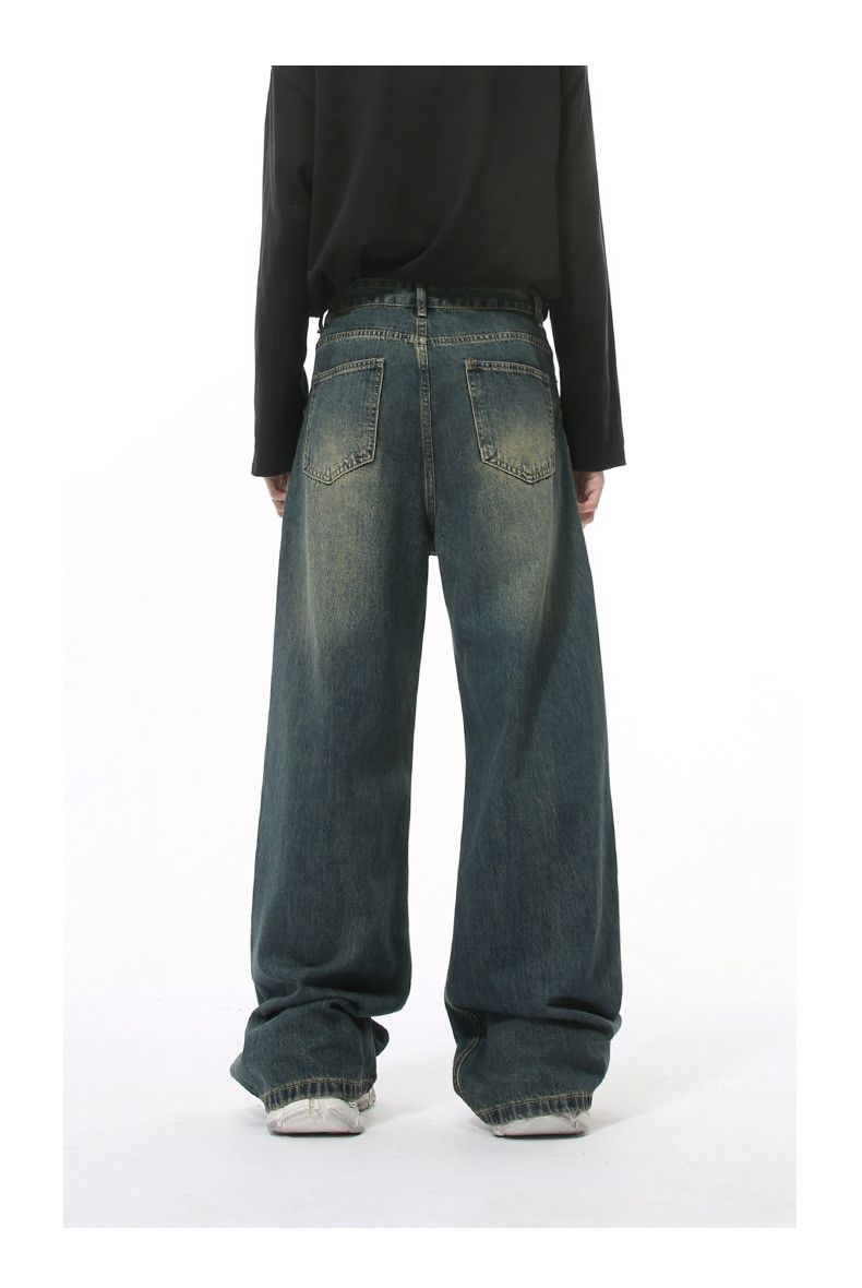 Japanese Brand × Jean American retro fashion distressed street washed jeans Size US 34 / EU 50 - 5 Thumbnail