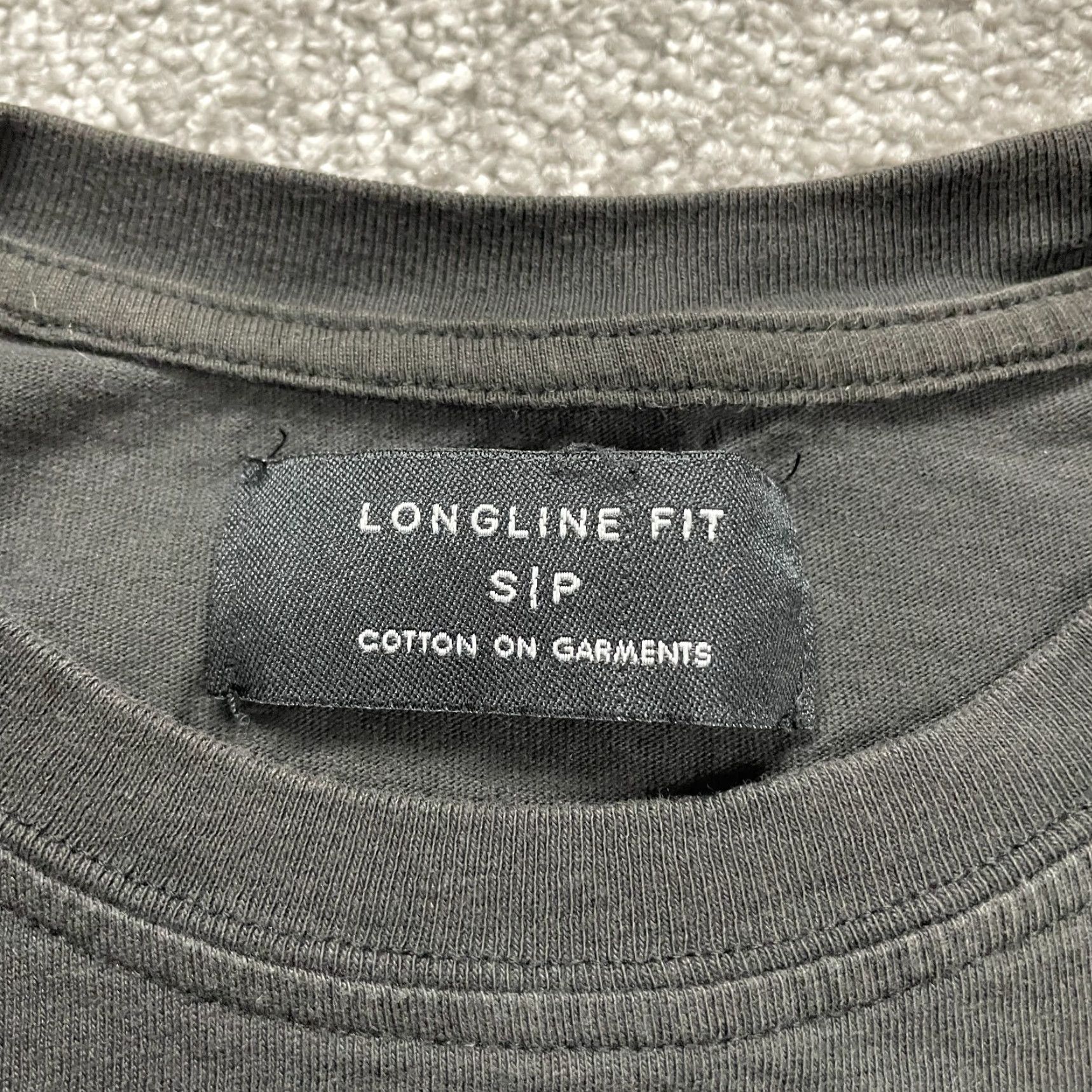 Vintage VINTAGE Longline Brand Women's Basic T-Shirt Long Sleeve Crew Neck Cotton Black Small Casual Tee Size S / US 4 / IT 40 - 5 Thumbnail