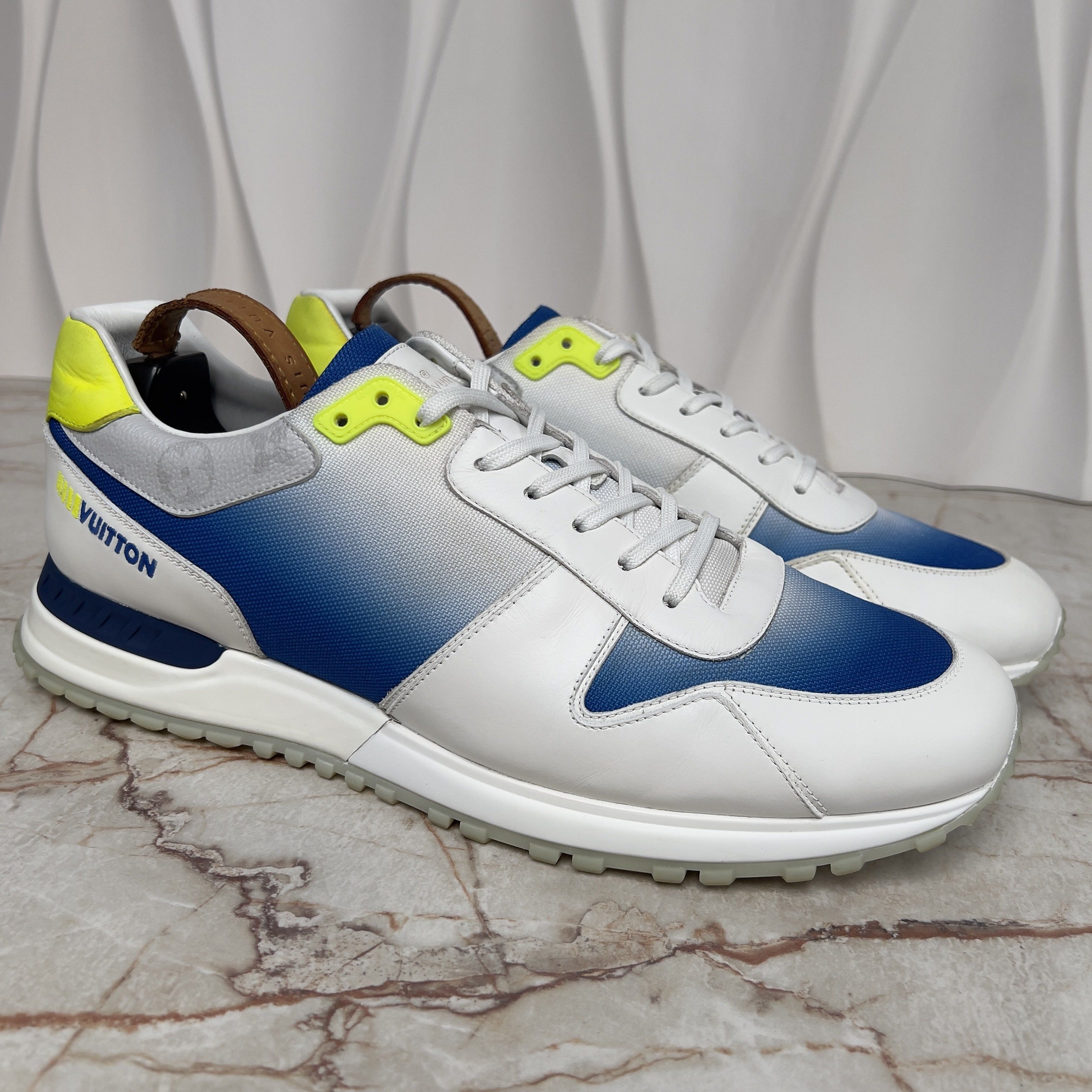 Louis Vuitton Run Away Monogram Sneakers Leather Size US 11.5 / EU 44-45 - 5 Thumbnail