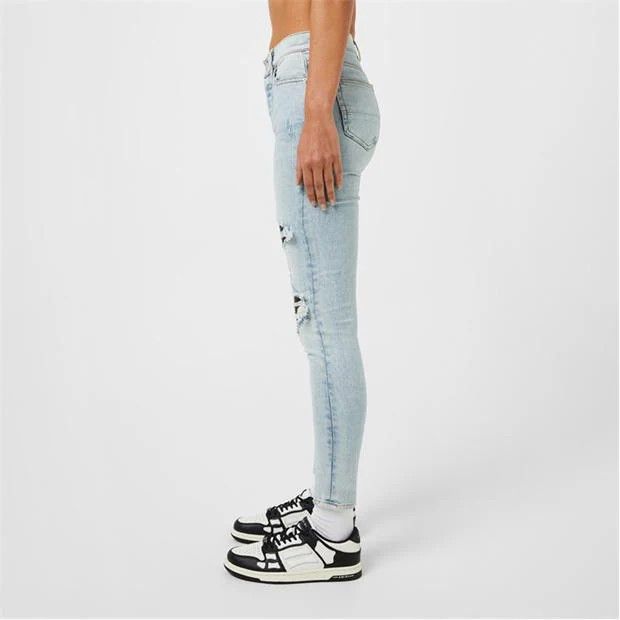 Amiri o1g2r1mq0824 Jeans in Denim Blue Size 24" / US 00 / IT 34 - 4 Thumbnail