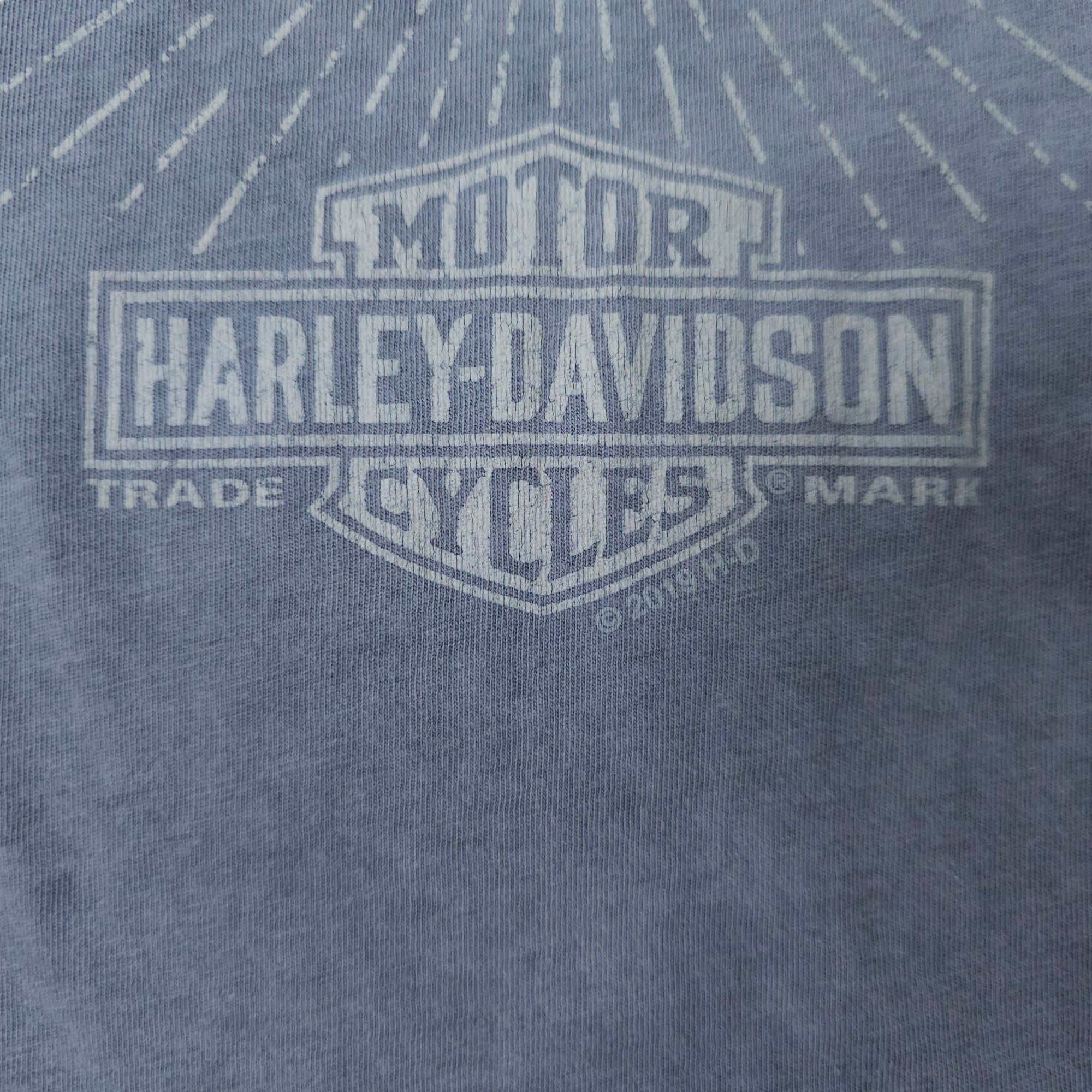 Harley Davidson Harley Davidson T Shirt Mens XL Double Sided Light Gray Size US XL / EU 56 / 4 - 9 Thumbnail