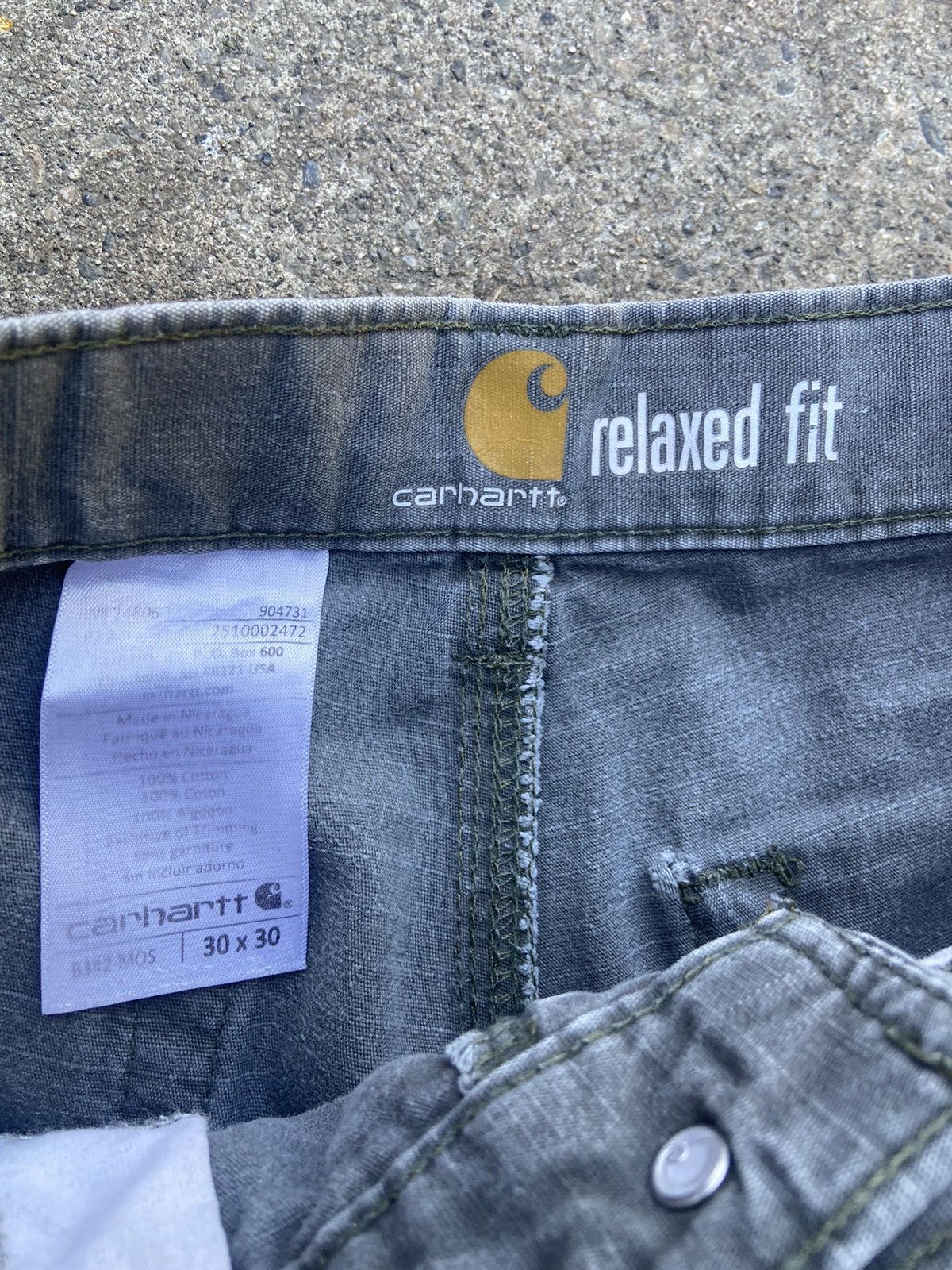 Carhartt Vintage Carhartt Work Pants Sun Faded Cargo Double Knee Size US 30 / EU 46 - 6 Thumbnail