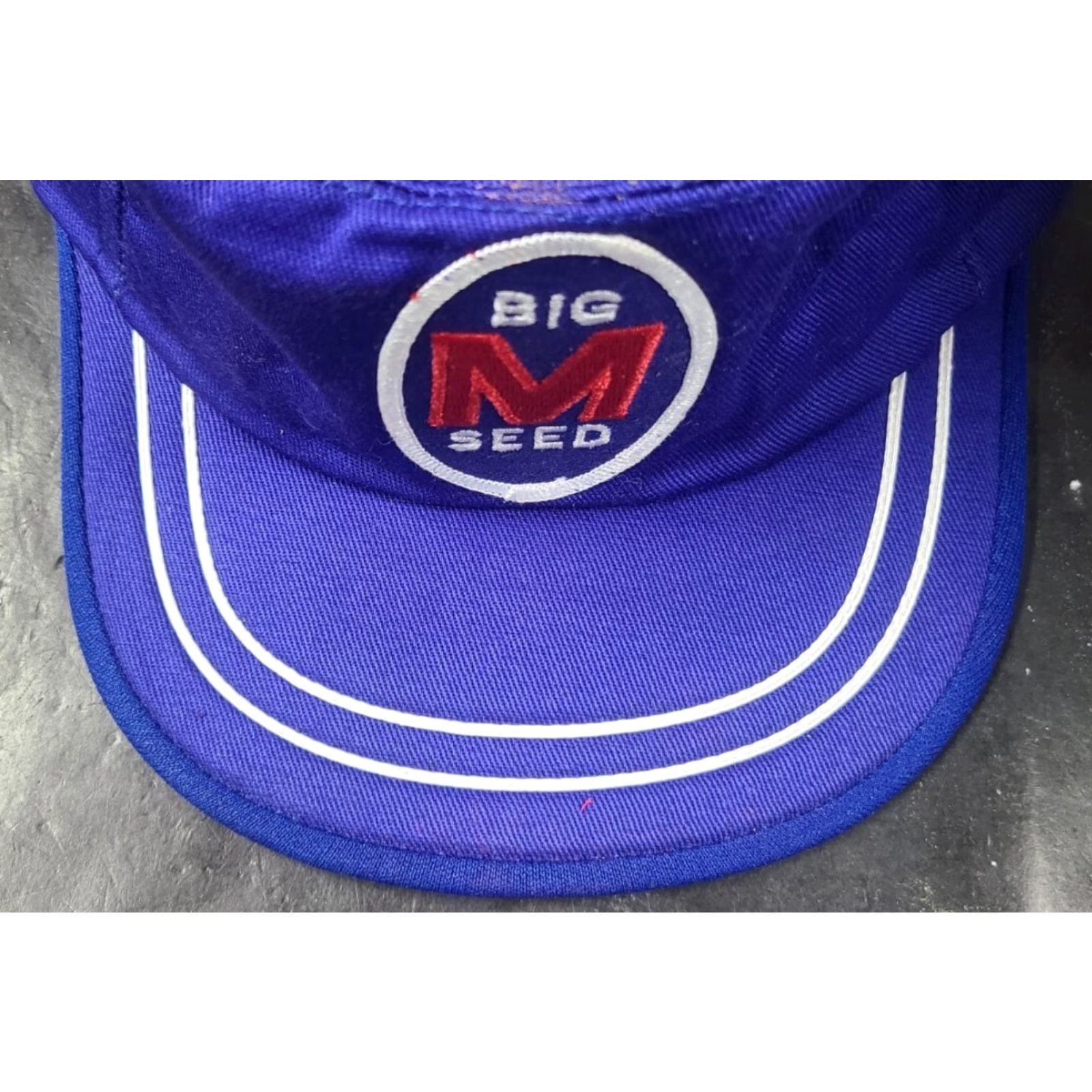 Vintage VINTAGE Kap King Trapper Hat USA Patch Blue/White Adjustable Size Large Men Winter Cap 80s Theme Canvas Cotton Polyester Ear Flap Lined Size ONE SIZE - 3 Thumbnail