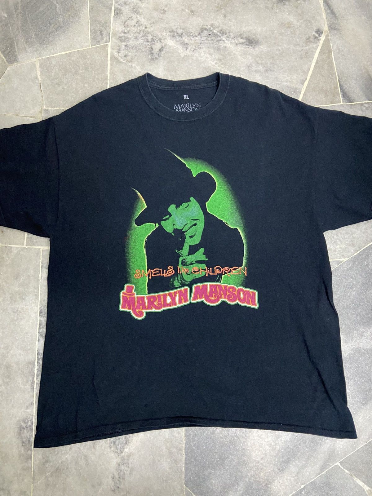 Band Tees Vintage Marilyn Manson Smells Like Children Tee Shirt Size US XL / EU 56 / 4 - 9 Thumbnail