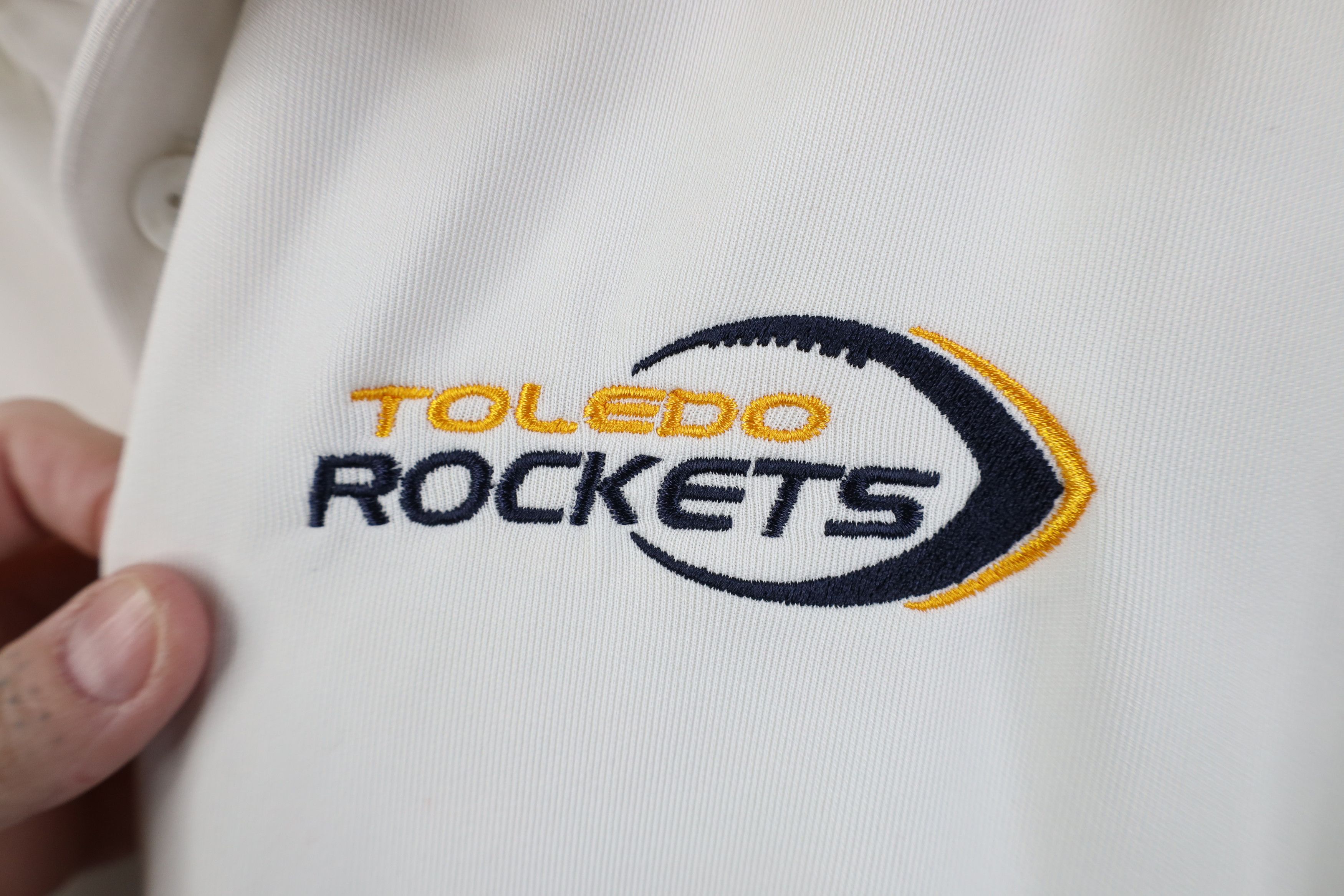 Under Armour Under Armour University of Toledo Football Polo Shirt White Size US XXL / EU 58 / 5 - 4 Thumbnail