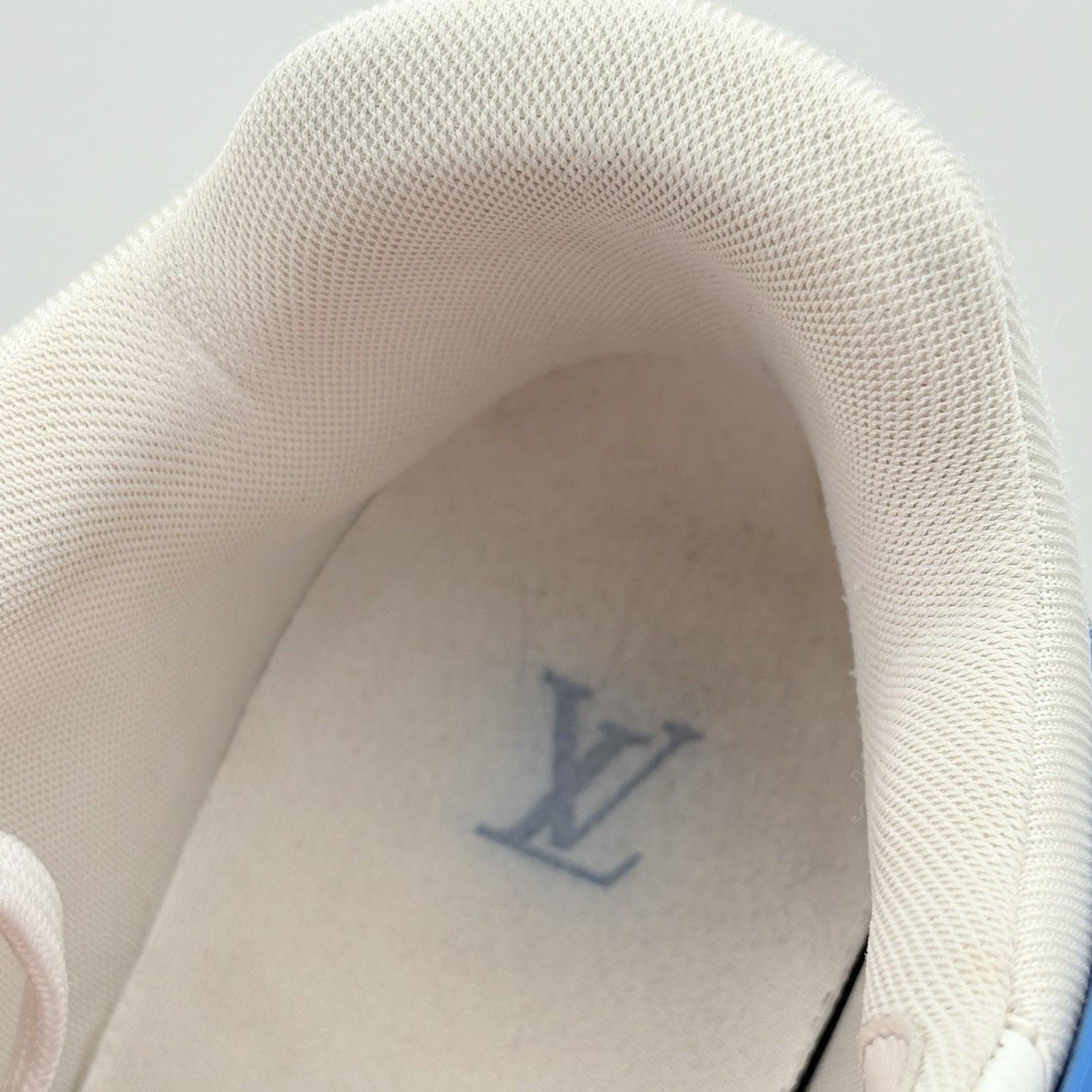 Louis Vuitton Louis Vuitton Mid Trainer ' White Red Blue ' | GOOD! Size US 11.5 / EU 44-45 - 6 Thumbnail