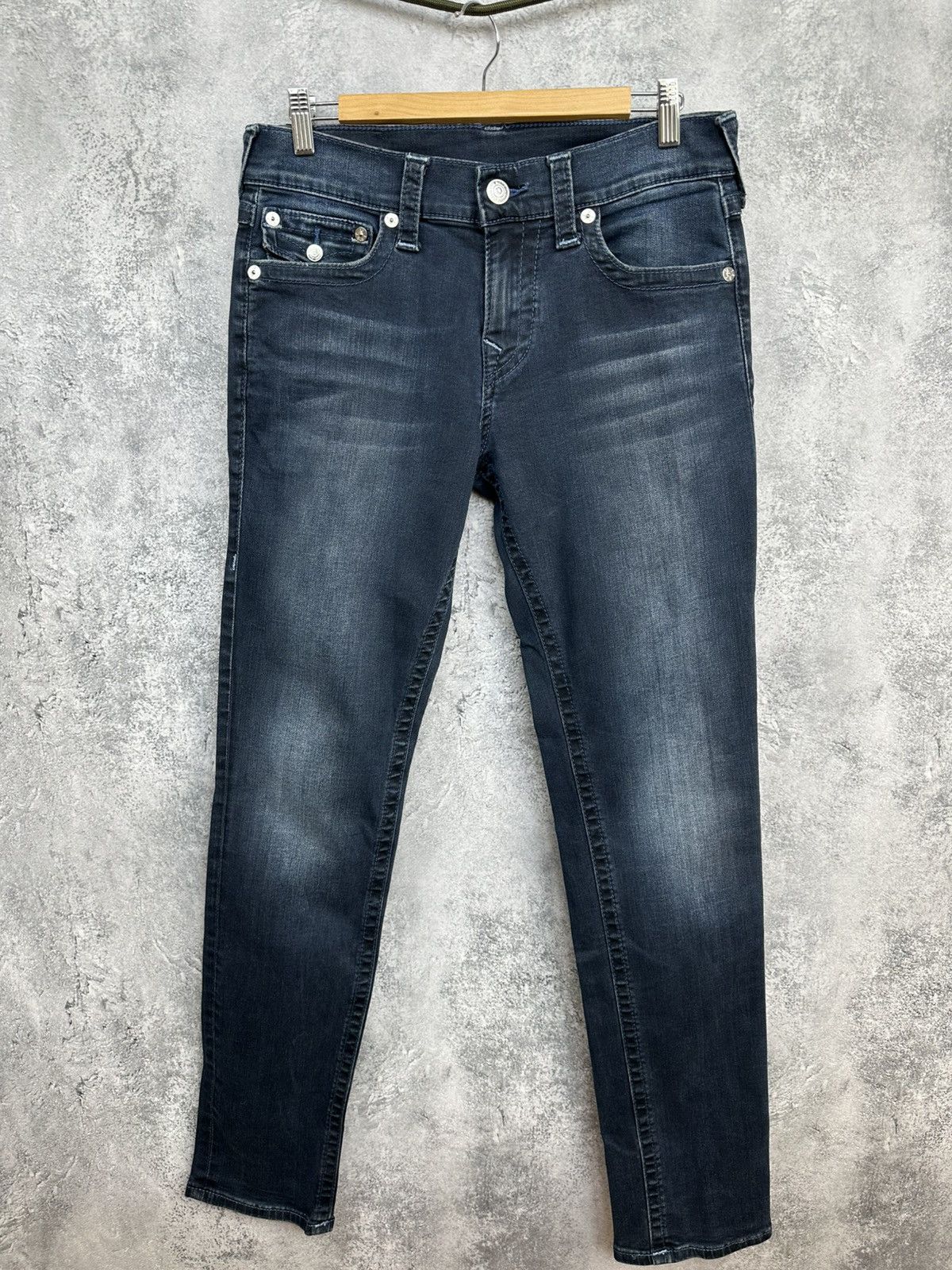 True Religion True Religion Geno Jeans Relaxed Slim Stretch Denim Pants Size US 30 / EU 46 - 2 Thumbnail