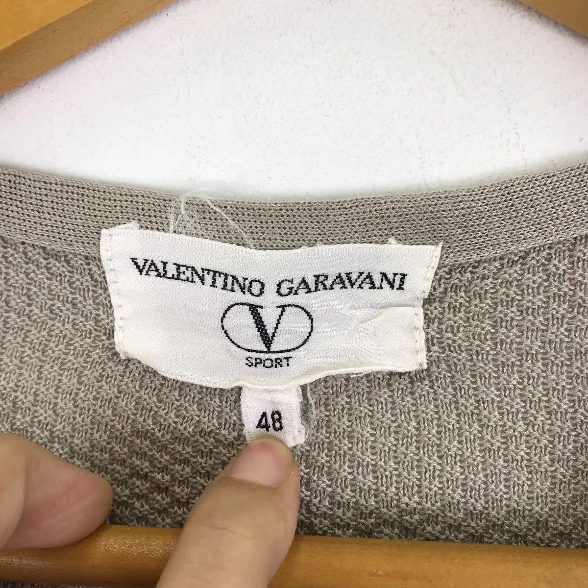 Valentino Vtg 90’ VALENTINO GARAVANI SPORT Tartan Cardigan Italy Plaid Size M / US 6-8 / IT 42-44 - 6 Thumbnail