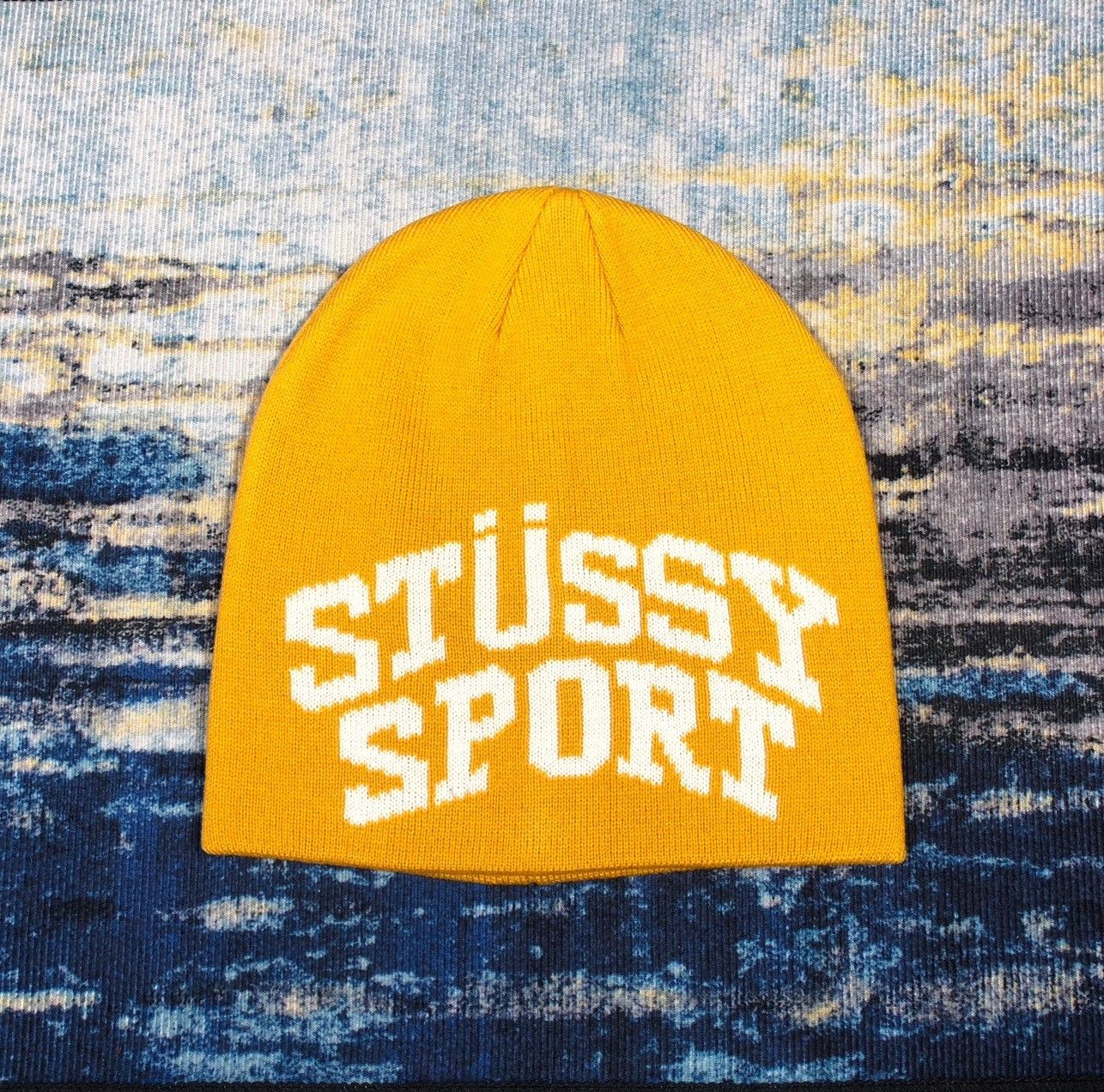 Stussy × Vintage Stussy Sport Jacquard Skullcap Beanie Size ONE SIZE - 1 Thumbnail