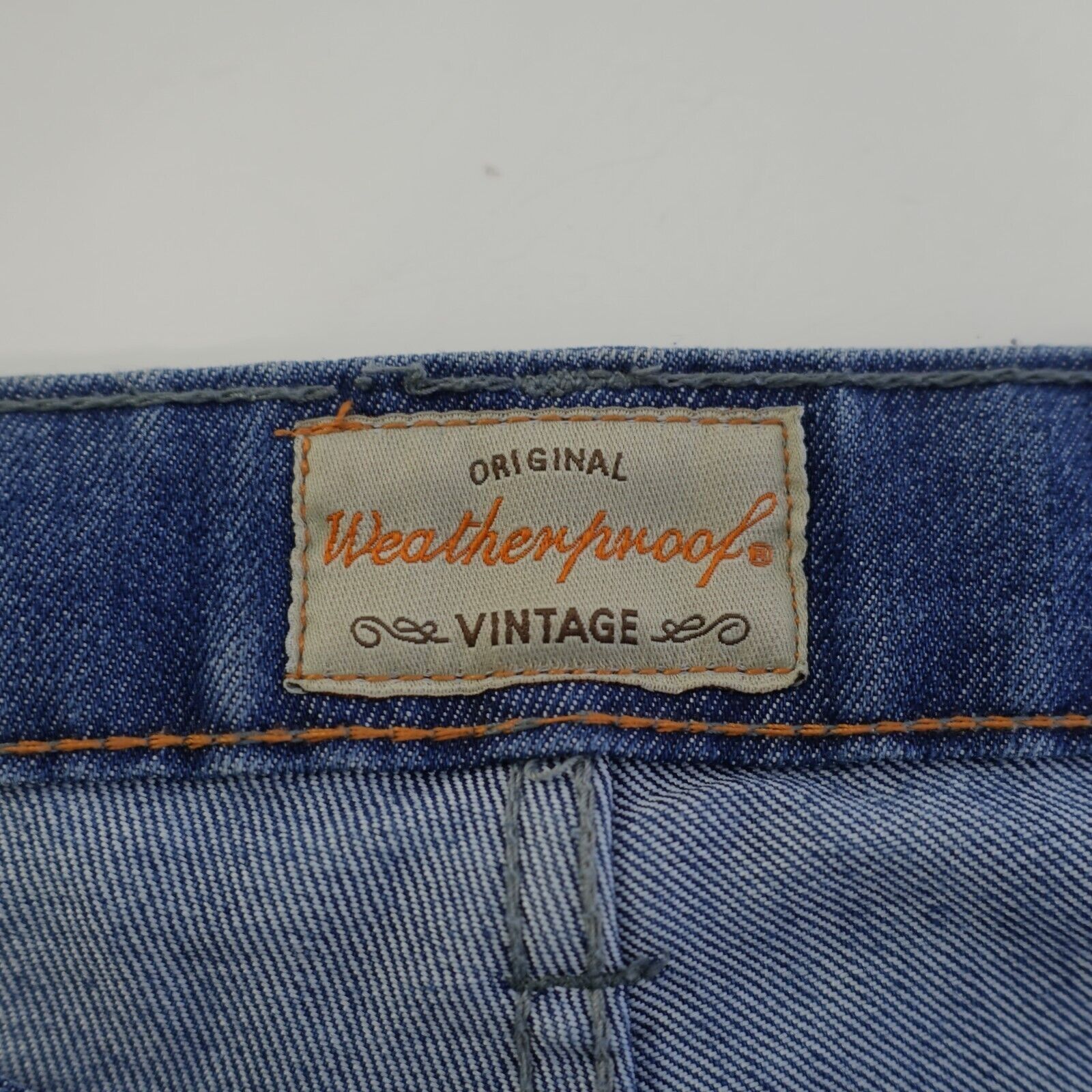 Weatherproof Weatherproof Vintage Staight Fit Stone Wash Denim Blue Jeans Size US 38 / EU 54 - 6 Thumbnail