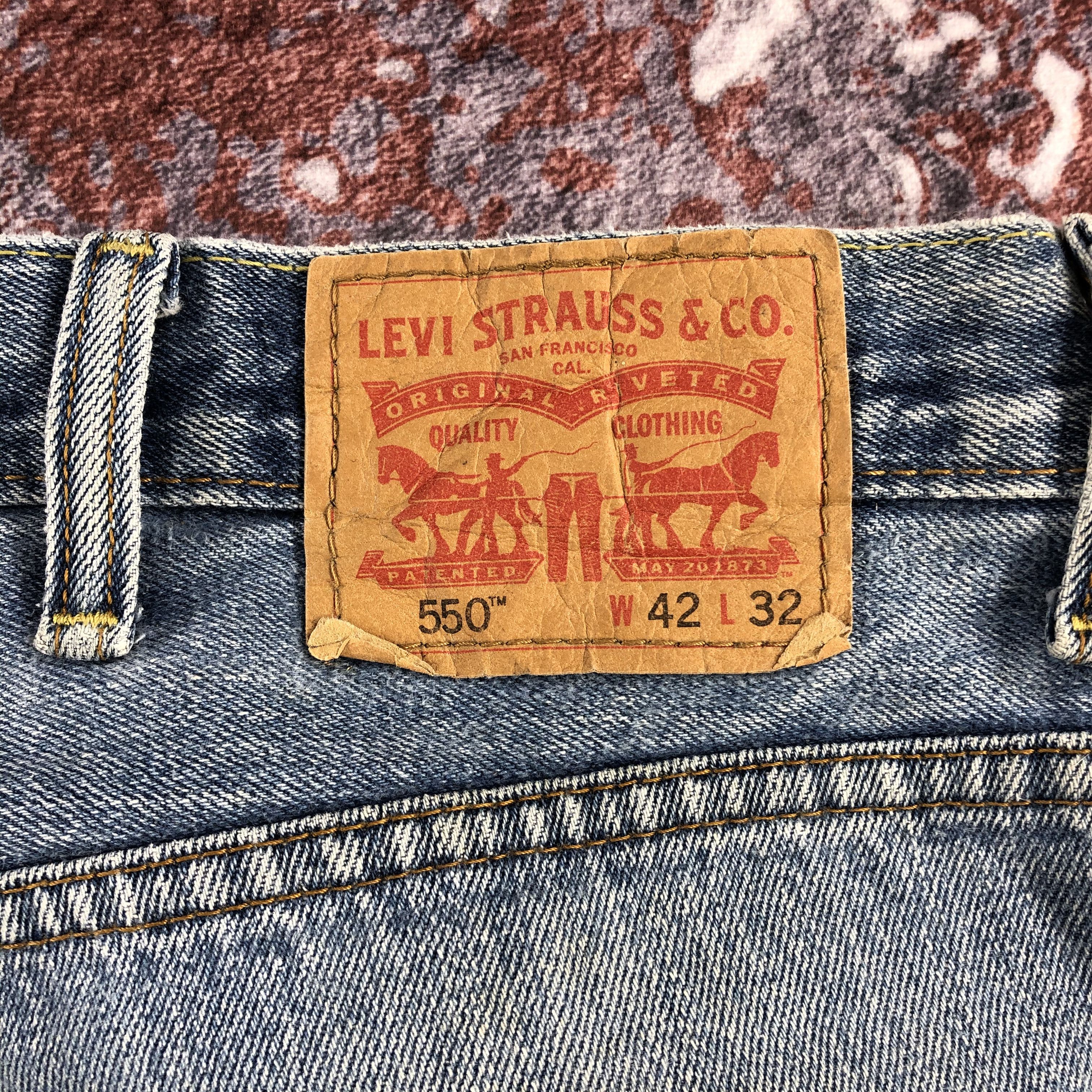 Levi's × Vintage Vintage Levis 550 Earth Tone Jeans-JM2125 Size US 43 - 6 Thumbnail