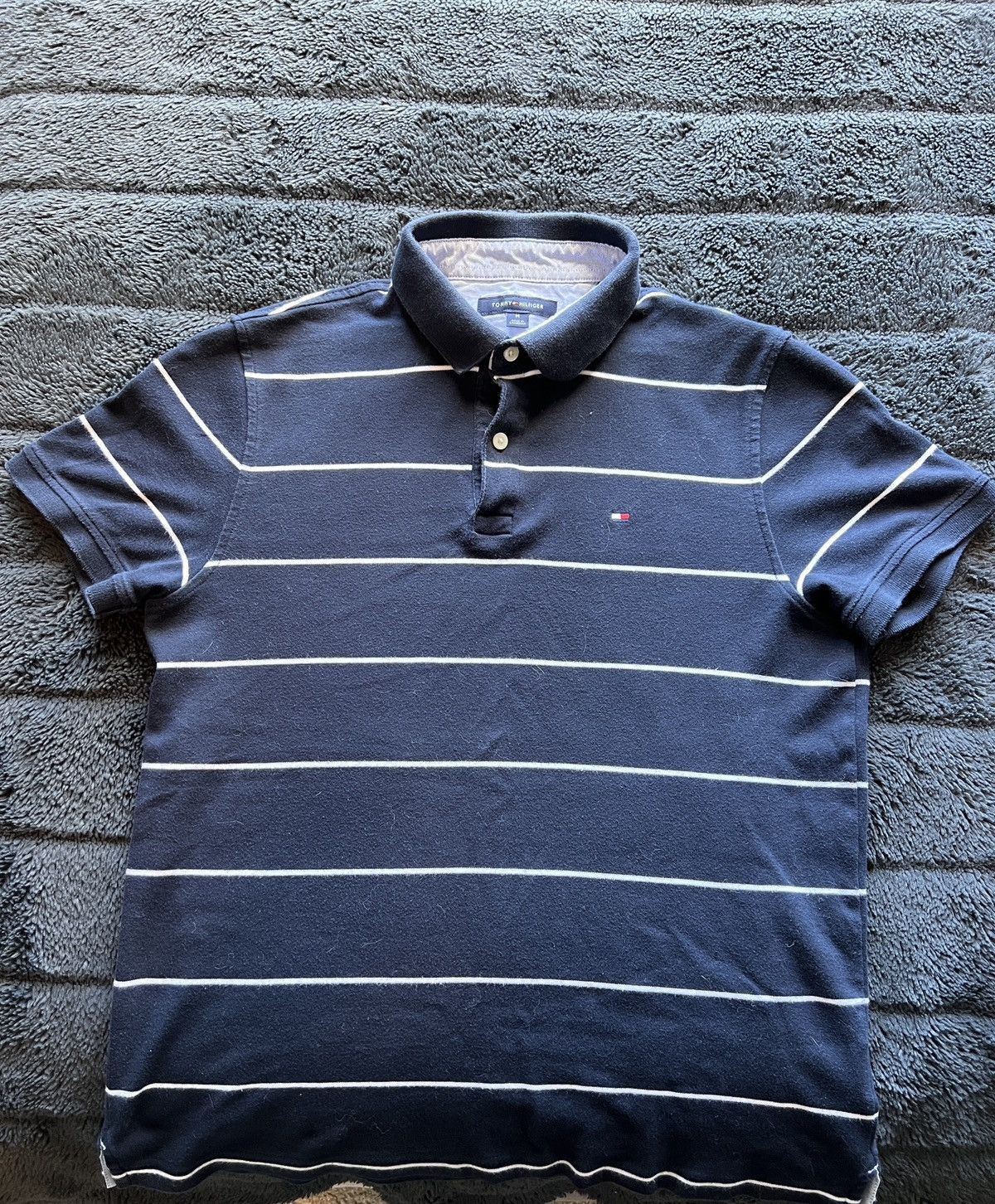 Tommy Hilfiger Tommy Hilfiger Striped Polo Size US M / EU 48-50 / 2 - 1 Thumbnail