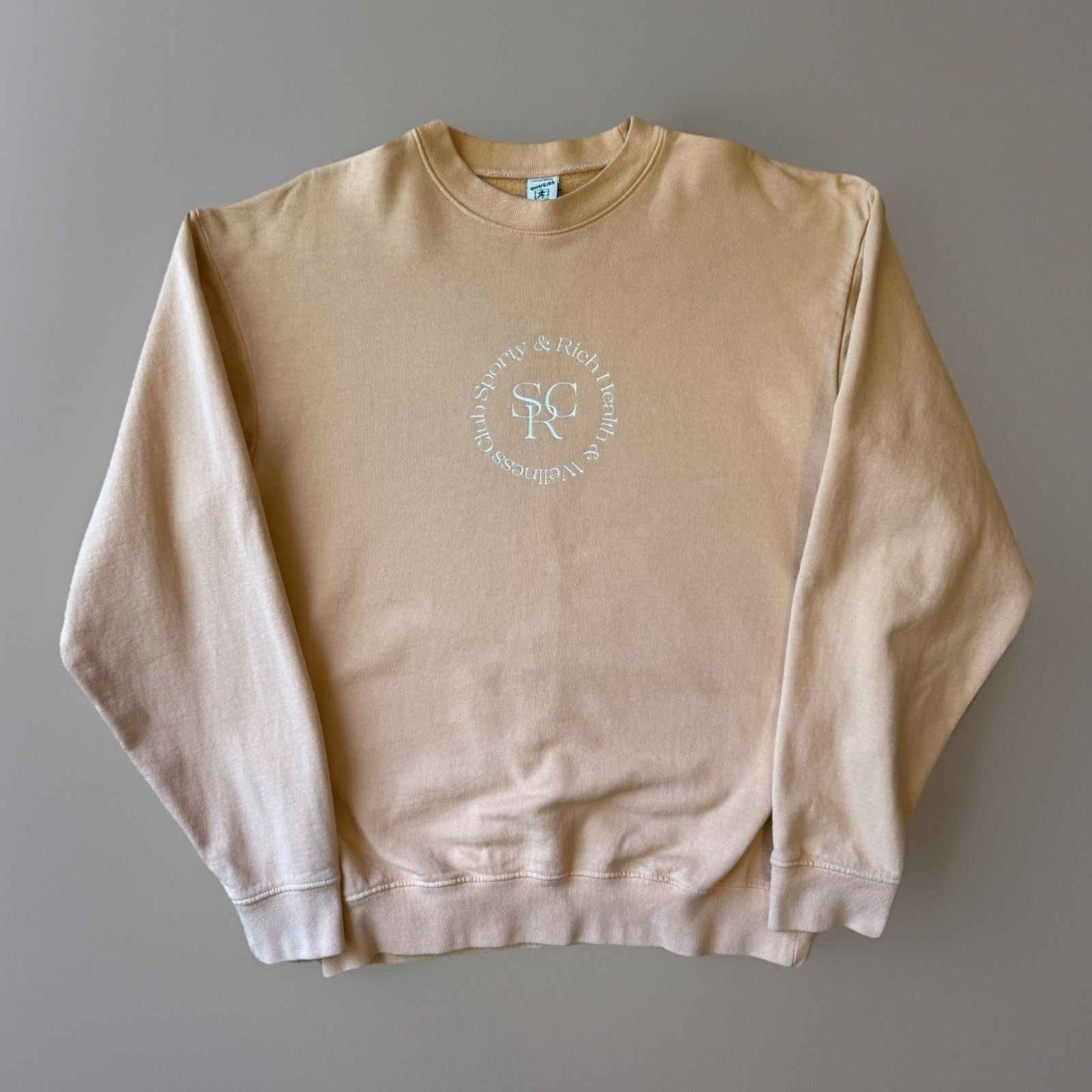 Sporty & Rich Sporty & Rich Sweatshirt Medium Peach Fleece Pullover Size M / US 6-8 / IT 42-44 - 1 Thumbnail
