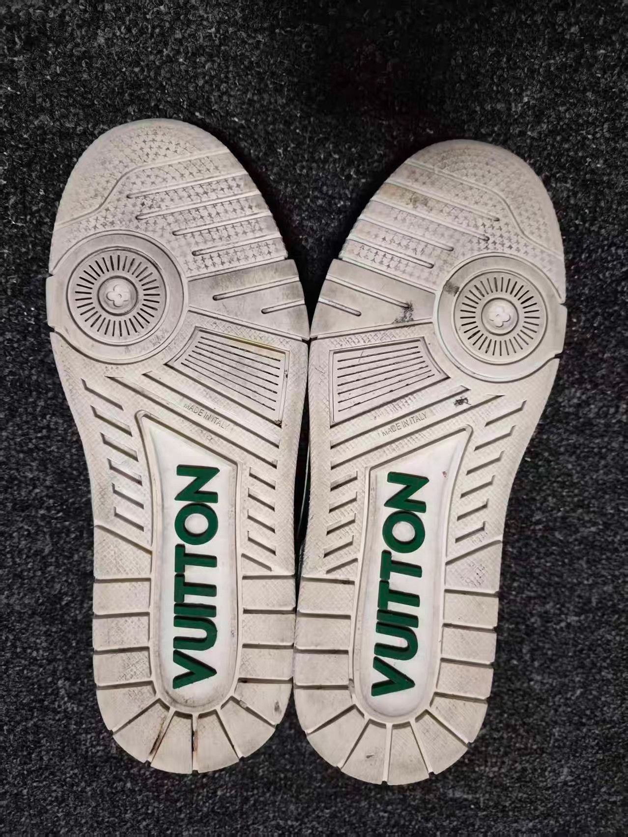 Louis Vuitton LV Trainer Hand-Painted Graffiti Low-Top Sneakers K13 Size US 6 / IT 36 - 6 Thumbnail