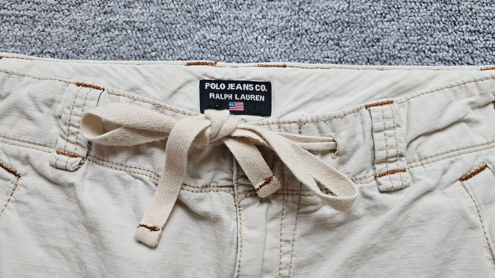 Polo Ralph Lauren Vintage Y2K Polo Ralph Lauren Cargo Capri Utility Pants 10 Size 32" / US 10 / IT 46 - 4 Thumbnail