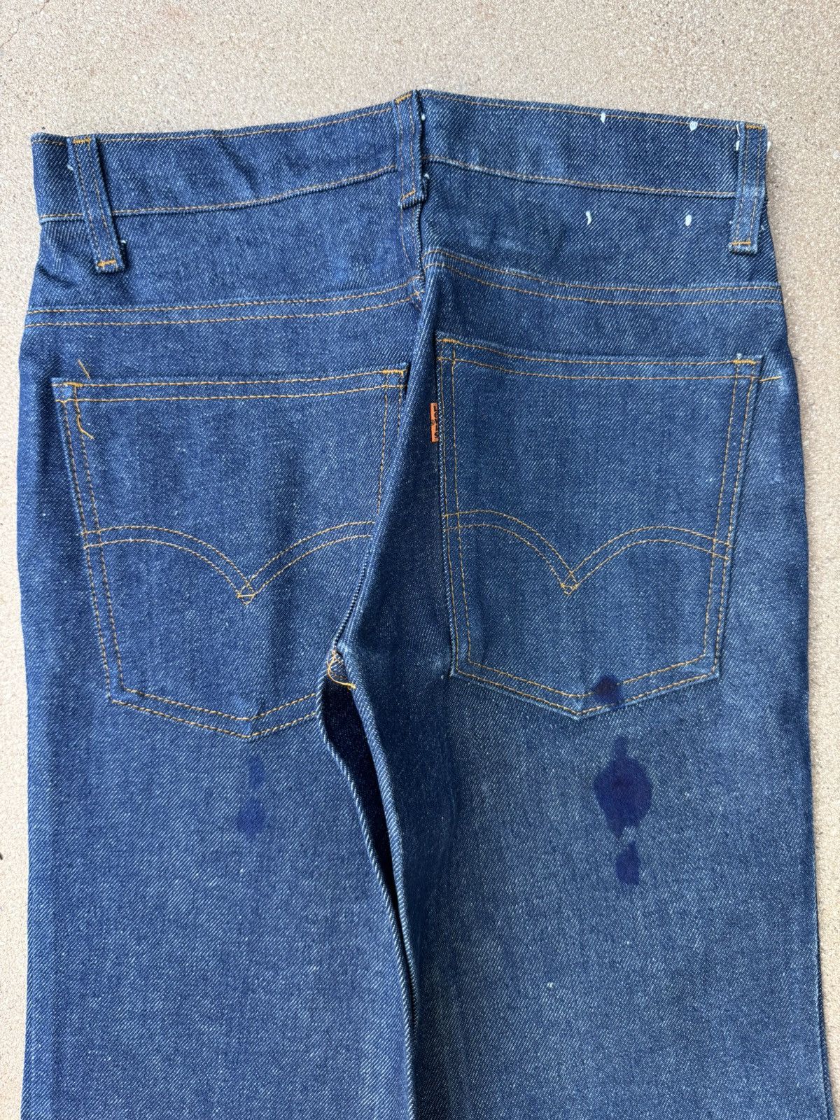 Levi's Vtg 80’s Levi’s 684 Orange Tab Bellbottom Flare Jeans 28x30 Size US 28 / EU 44 - 7 Thumbnail