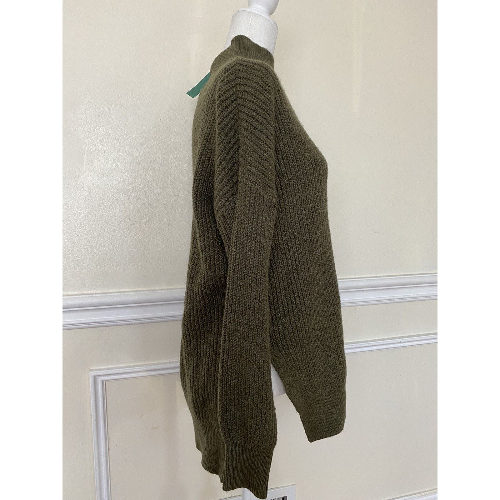 & Other Stories Abound Woman's Olive Night Pullover Sweater Small A003531 Size S / US 4 / IT 40 - 3 Thumbnail
