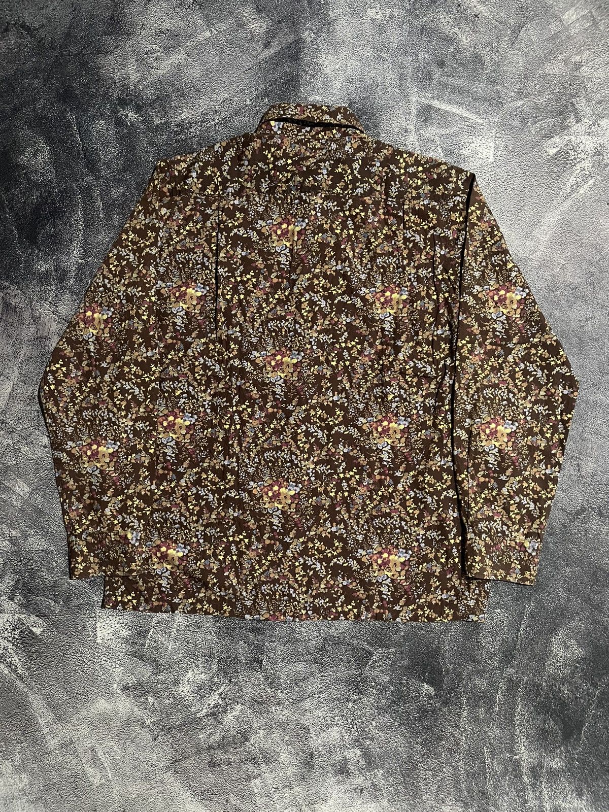 Yohji Yamamoto Ined Homme By Yohji Yamamoto Floral Pattern Shirt Size US L / EU 52-54 / 3 - 6 Thumbnail