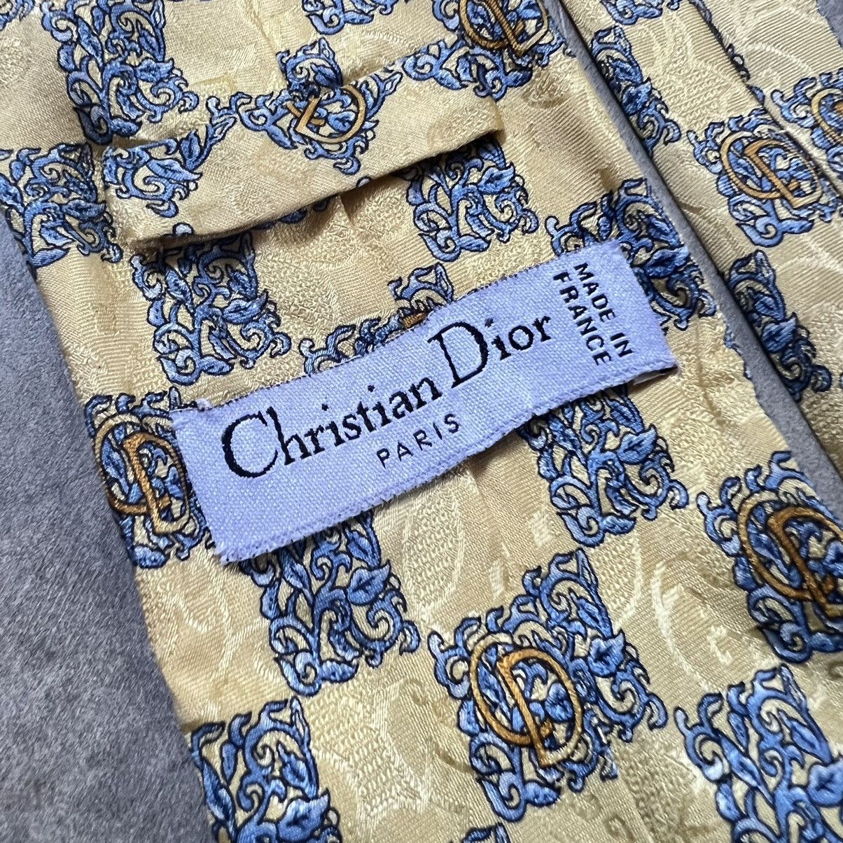 Dior Vintage 90s Christian Dior Paris Silk Ties Size ONE SIZE - 7 Thumbnail