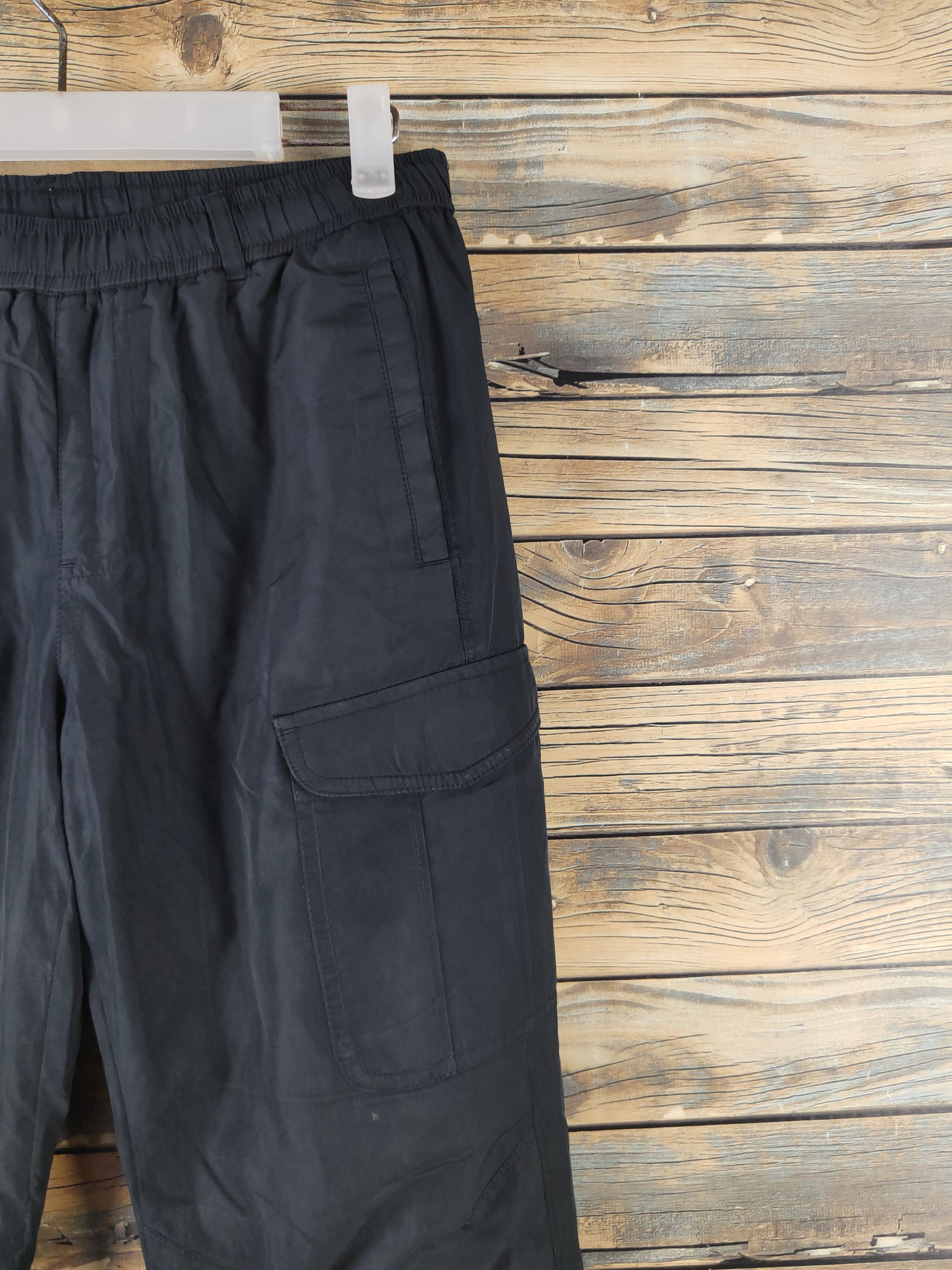 Japanese Brand DL Uniqlo Black Multipocket Sweatpants #2673 Size US 30 / EU 46 - 5 Thumbnail