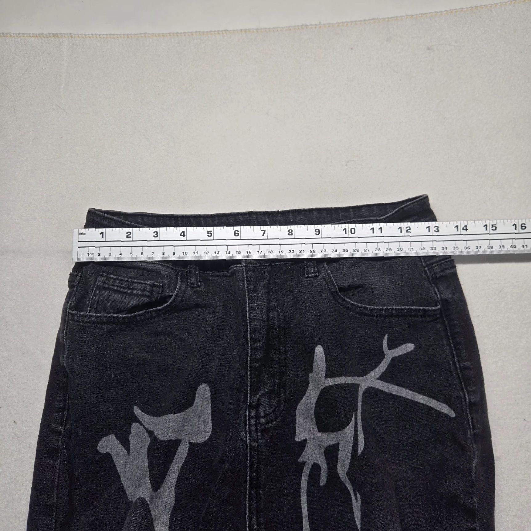 Torrid TORRID Black Distressed Skinny Jeans Denim Pants Adult Women's Size M Size 32" / US 10 / IT 46 - 4 Thumbnail