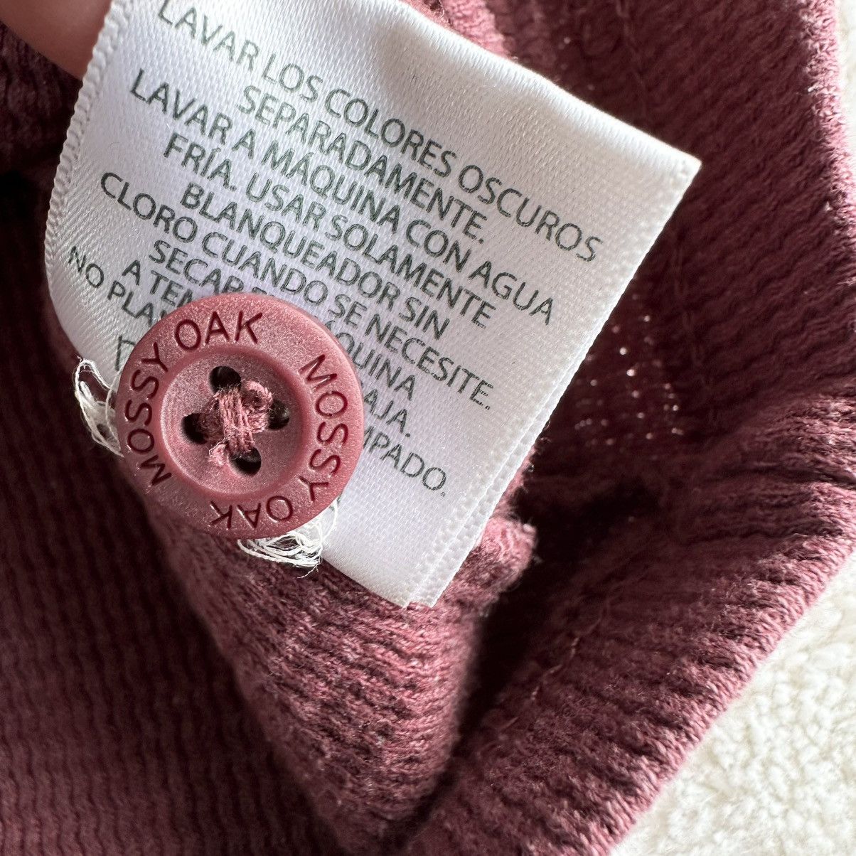 Mossy Oaks Mossy Oak Thermal Shirt Mens Large Red Henley Waffle Knit Size US L / EU 52-54 / 3 - 11 Thumbnail