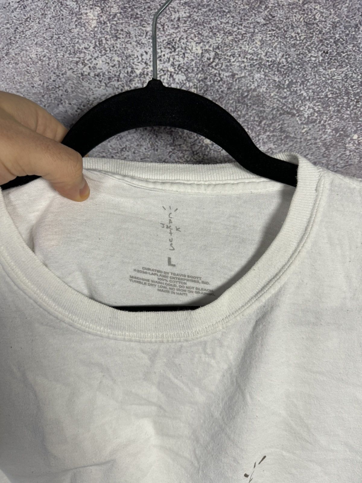 Travis Scott Travis Scott Cactus Jack Basic Logo White Tee Men’s Large Size US L / EU 52-54 / 3 - 5 Thumbnail