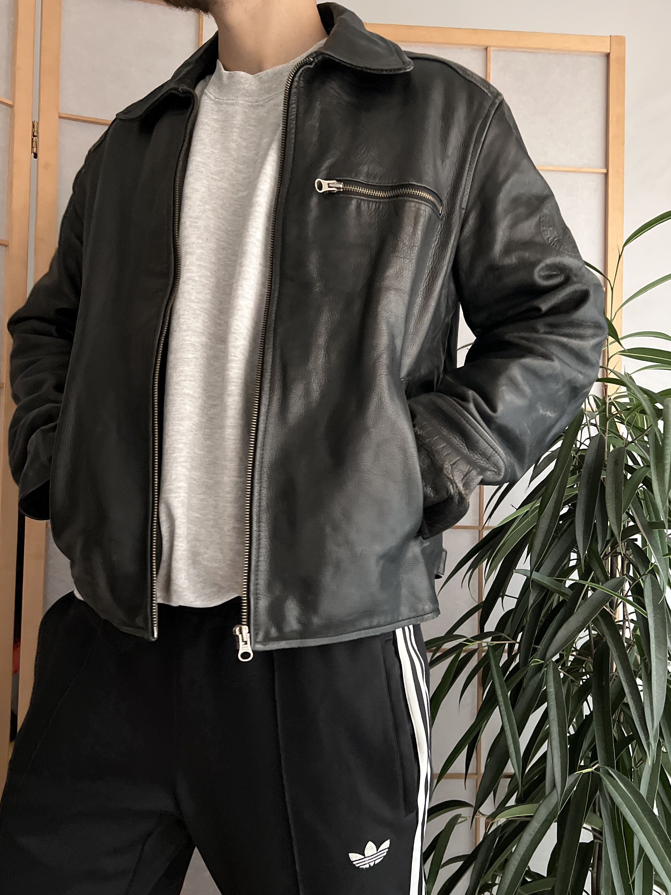 Genuine Leather 14th Addiction Yohji Yamamoto style leather jacket LGB Boxy Size US S / EU 44-46 / 1 - 4 Thumbnail