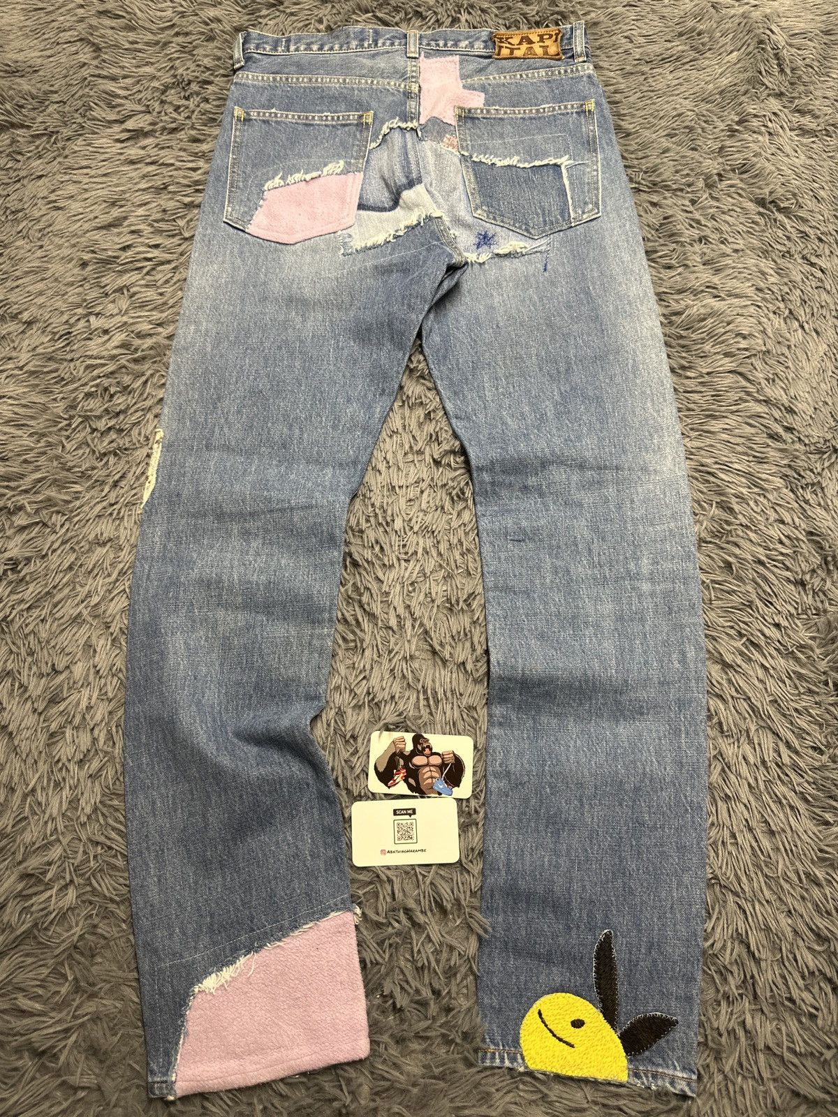 Kapital Kapital 14oz Denim 5P OKABILLY (Gypsy Patch Remake) Size US 32 / EU 48 - 3 Thumbnail