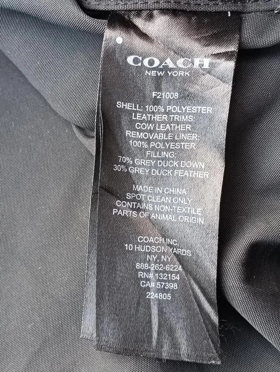 Coach 𝐂𝐎𝐀𝐂𝐇 Military Down Parka Jacket F21008 Black Size M Size US M / EU 48-50 / 2 - 6 Thumbnail