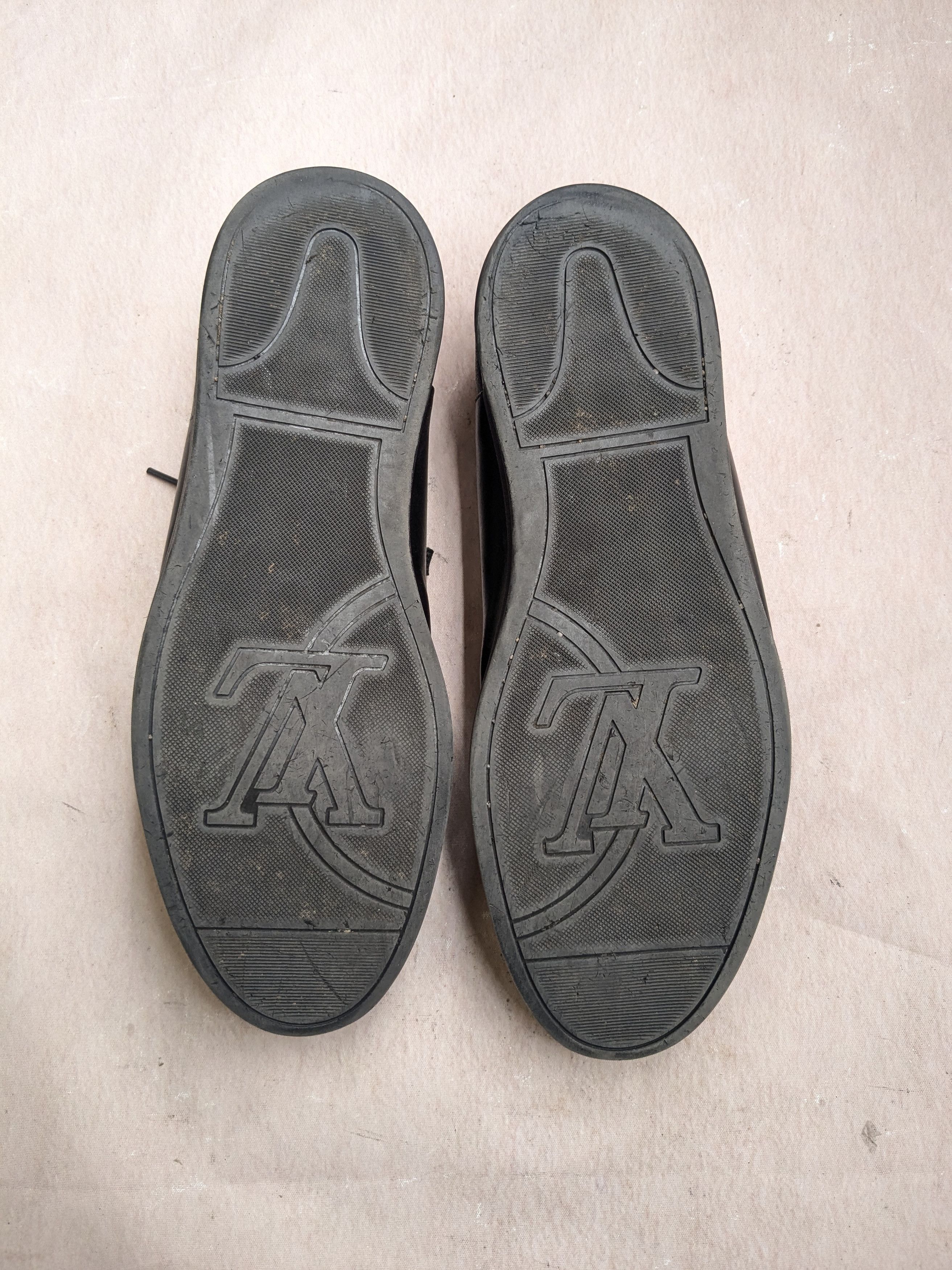 Louis Vuitton Louis Vuitton Damier Monogram Sneakers Black 10 Leather Low Size US 10 / EU 43 - 16 Thumbnail