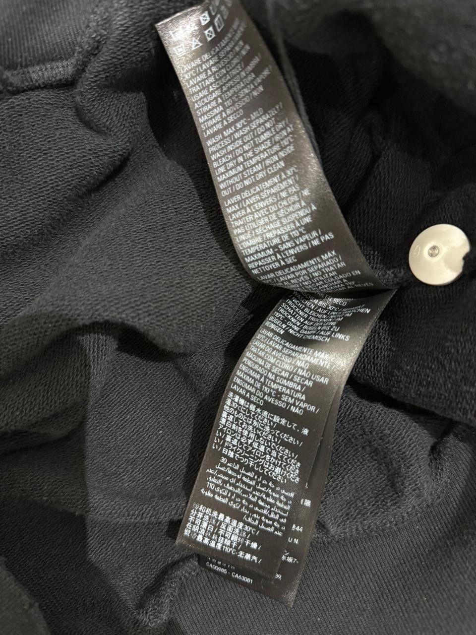 Balenciaga CC28 Distressed Hoodie in Black Size US S / EU 44-46 / 1 - 4 Thumbnail