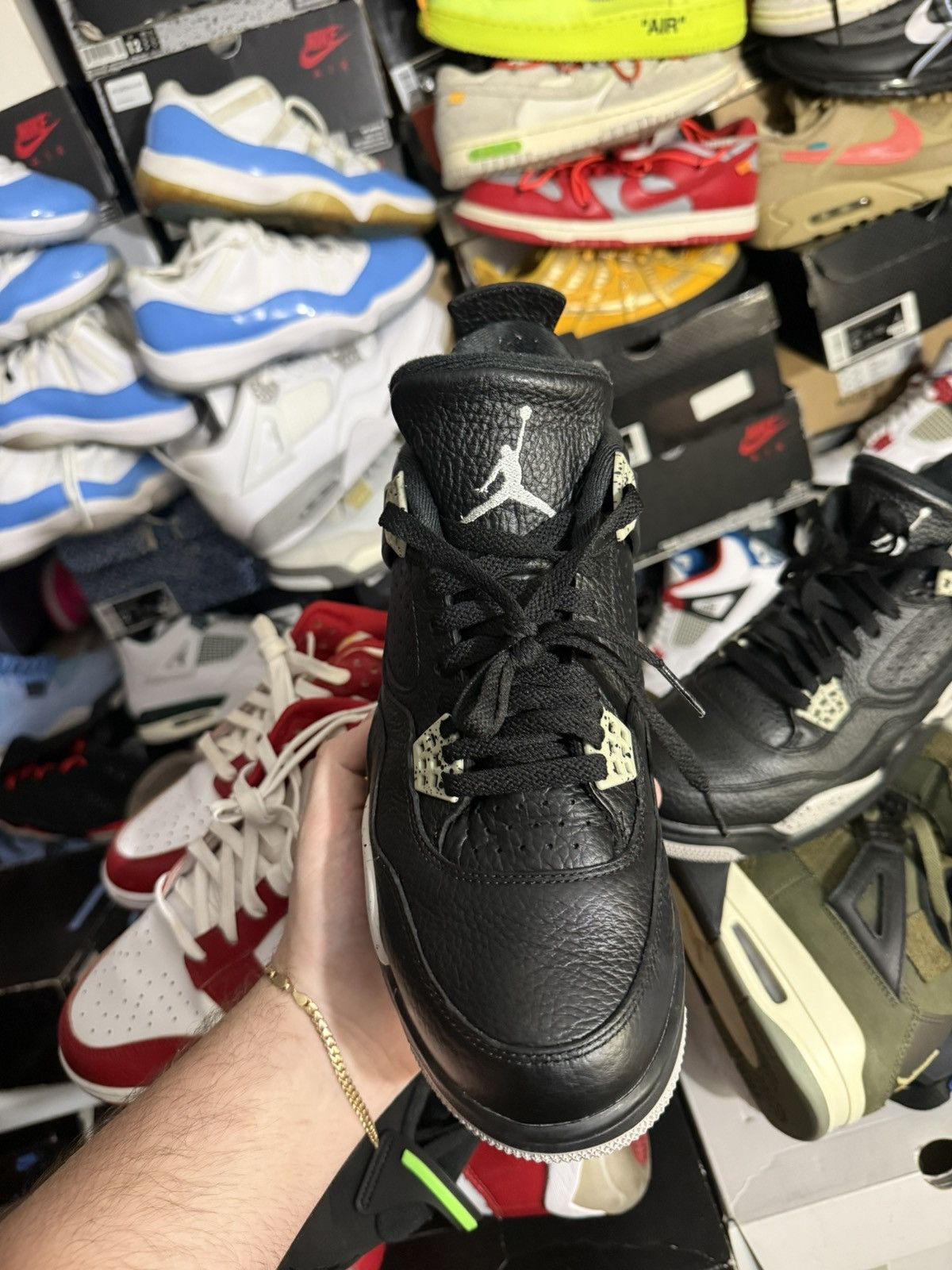 Jordan Brand Jordan retro 4 oreo sz 9.5 Size US 9.5 / EU 42-43 - 2 Thumbnail