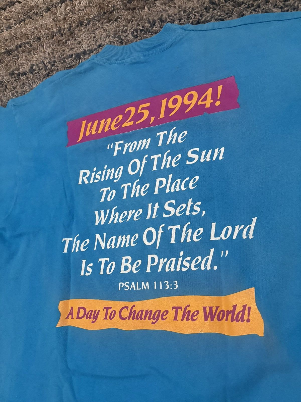 Vintage Vintage 1994 Jesus tee Size US XL / EU 56 / 4 - 6 Thumbnail