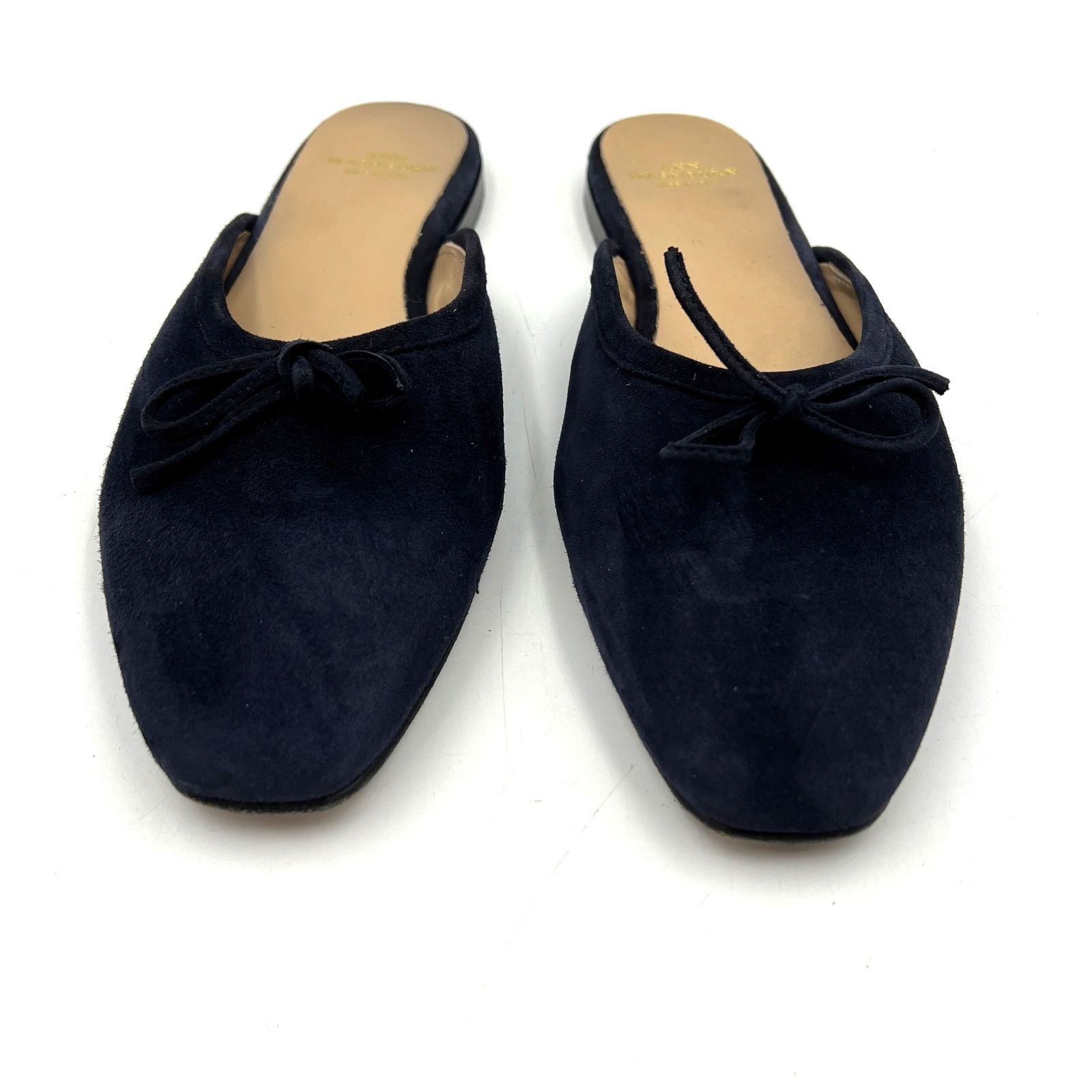 Other Ann Mashburn Joy Mule Navy Suede Size US 7 / IT 37 - 2 Thumbnail