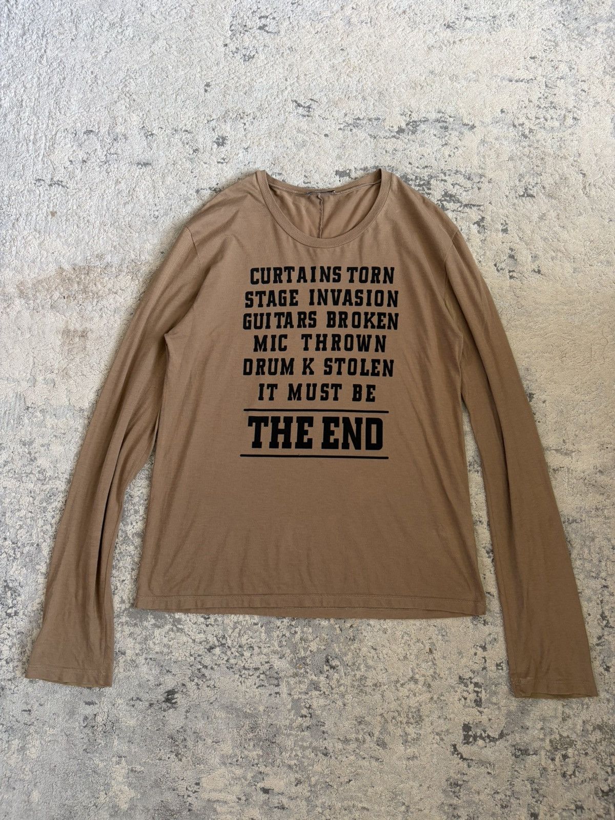 Dior Dior Homme by Hedi Slimane - AW05 The End Longsleeve Size US M / EU 48-50 / 2 - 1 Thumbnail