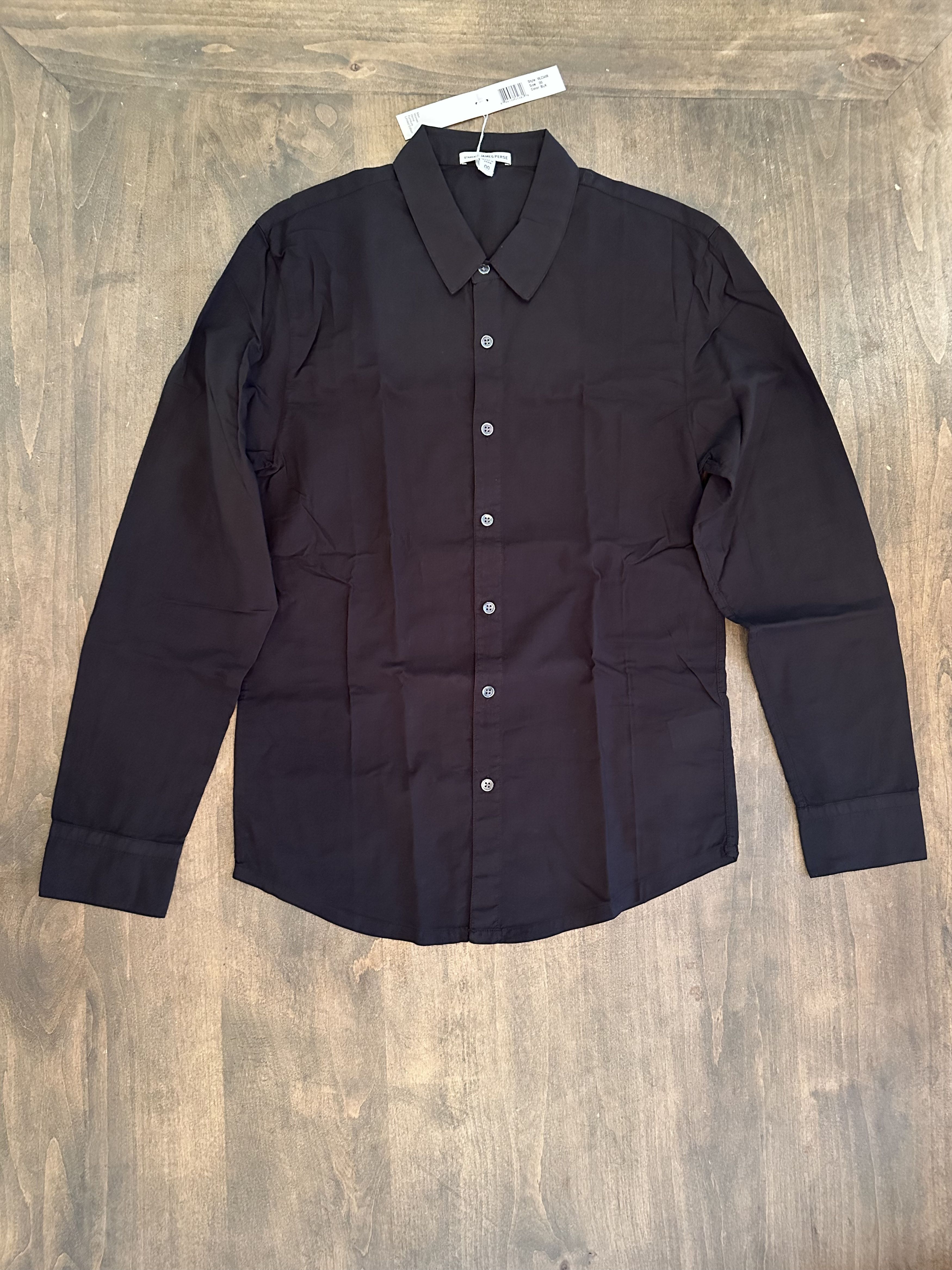 James Perse Black Standard Shirt (Size 00) New Size US XS / EU 42 / 0 - 1 Thumbnail