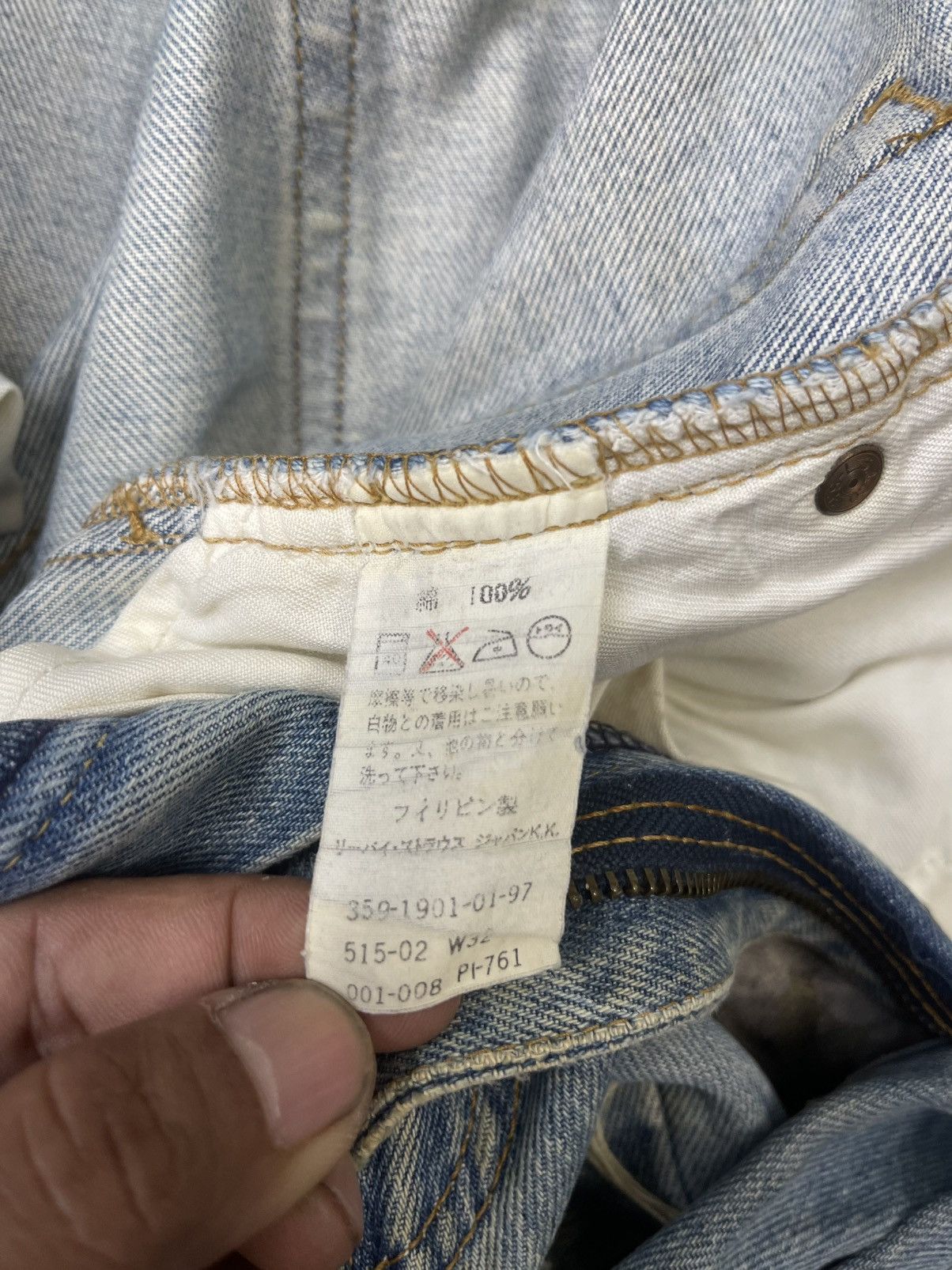 Levi's Vintage Levi’s 515 Distressed Jeans Straigt Cut Size US 32 / EU 48 - 15 Thumbnail