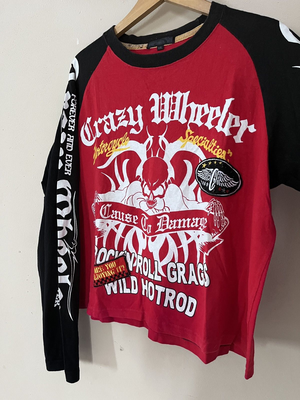 Japanese Brand BULLET NOISE ROCK N ROLL GRAGS LONG SLEEVE Size US M / EU 48-50 / 2 - 4 Thumbnail