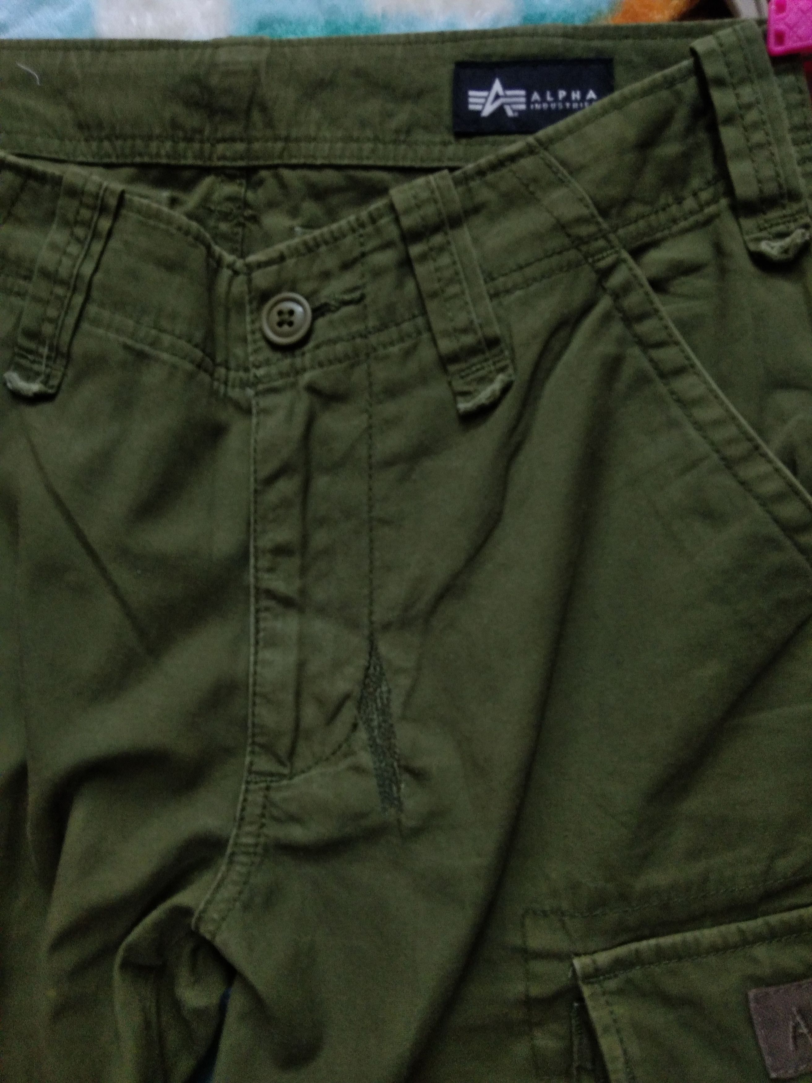 Alpha Industries VINTAGE ALPHA INDUSTRIES 8 POCKETS CARGO PANT. Size US 30 / EU 46 - 11 Thumbnail
