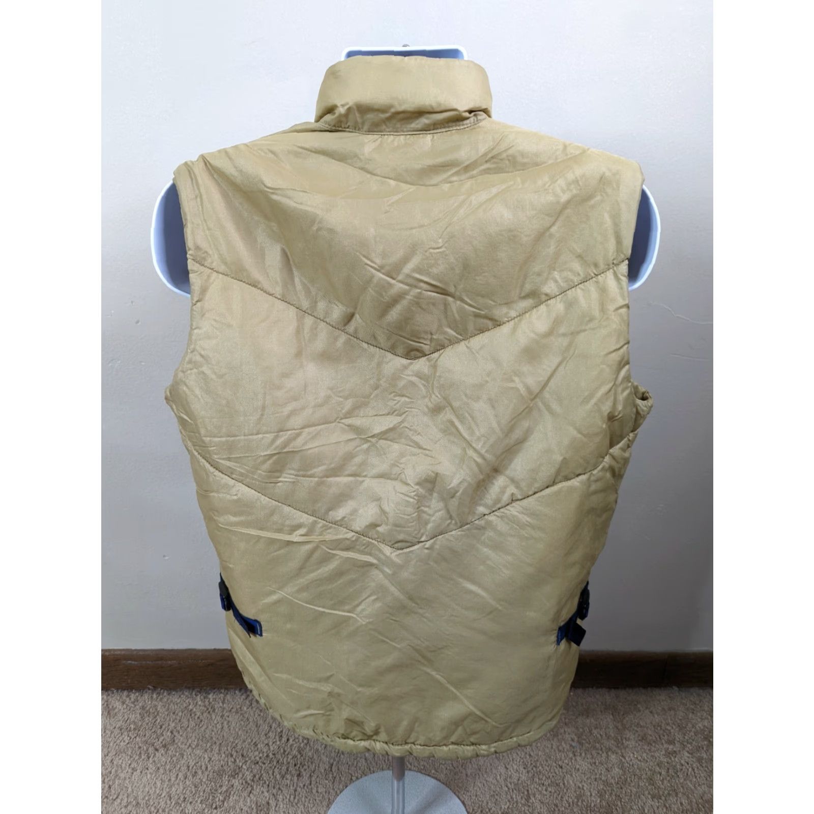 Vintage VINTAGE Cannondale Puffer Vest Beige Jacket Coat Full Button Snap 70s 80s M Mens Size US M / EU 48-50 / 2 - 3 Thumbnail