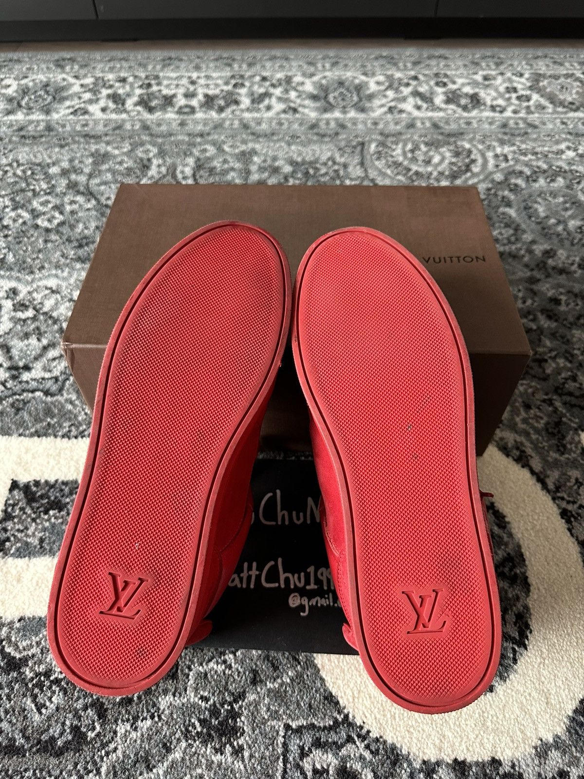 Kanye West Louis Vuitton Don by Kanye West Red Size US 9.5 / EU 42-43 - 8 Thumbnail