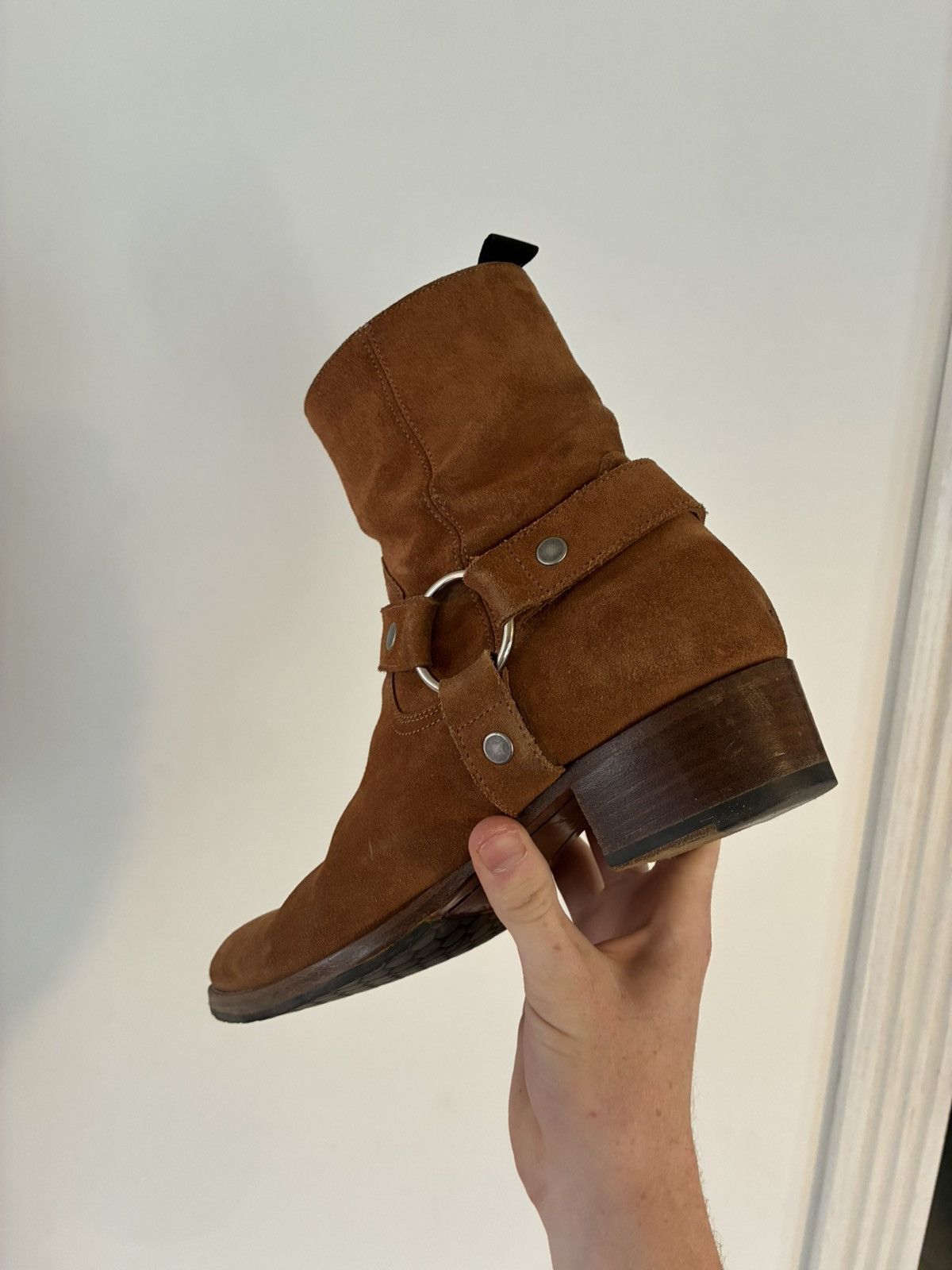 Hedi Slimane Saint Laurent "WYATT BOOTS" (42) Size US 9 / EU 42 - 2 Thumbnail