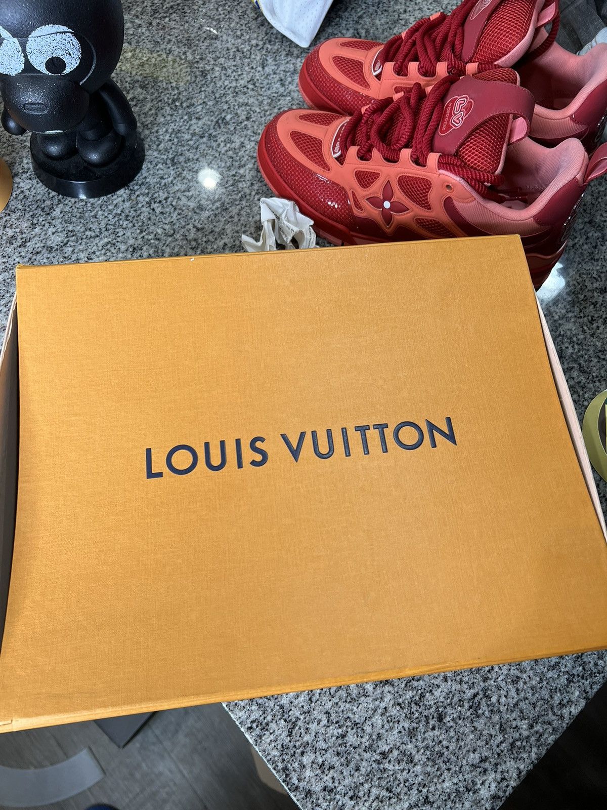 Louis Vuitton Lv Skate Sneaker ‘Red’ Size US 12 / EU 45 - 13 Thumbnail