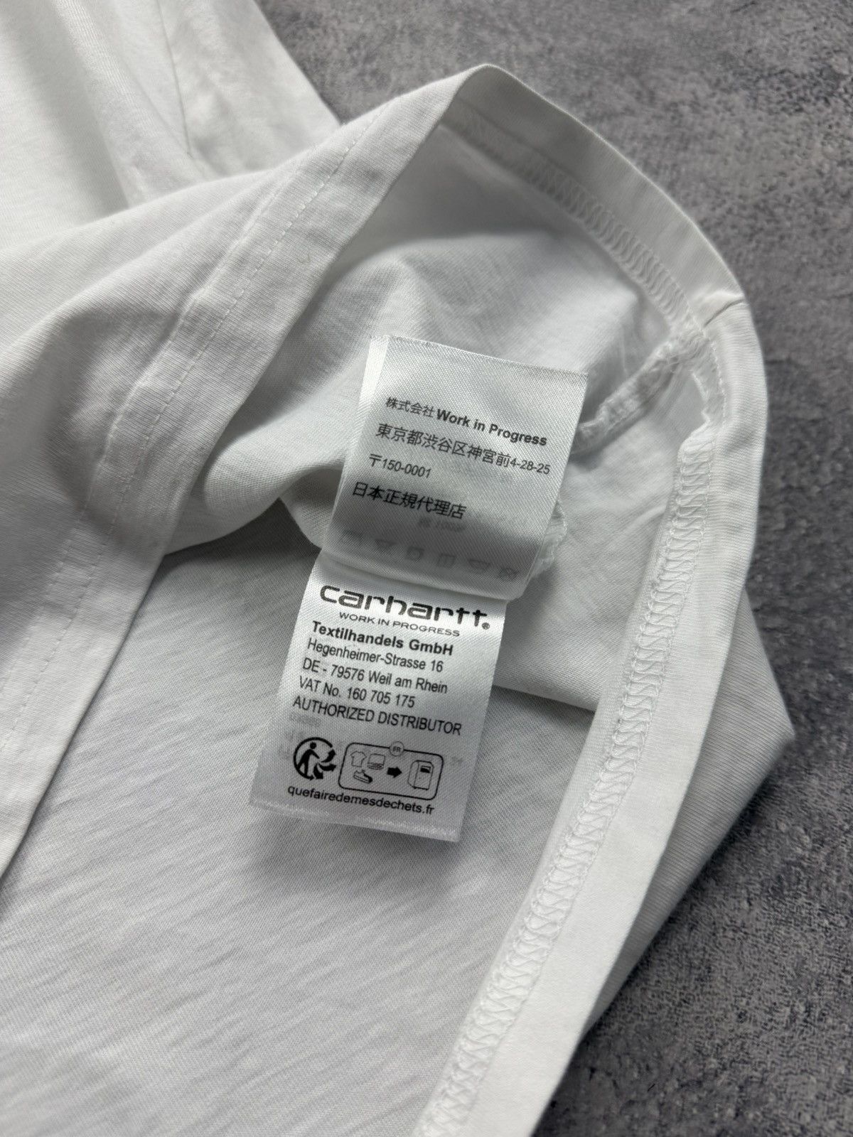 Carhartt Wip Carhartt WIP Big Logo T-Shirt White Tee Y2K Streetwear Skate Size US M / EU 48-50 / 2 - 11 Thumbnail