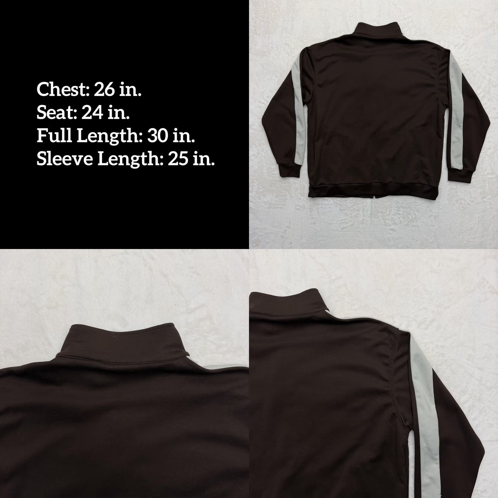 Southpole South Pole Track Jacket Men XL Brown Colorblock Full Zip Pockets Athletic Gym & Training Regular Size US XL / EU 56 / 4 - 8 Thumbnail