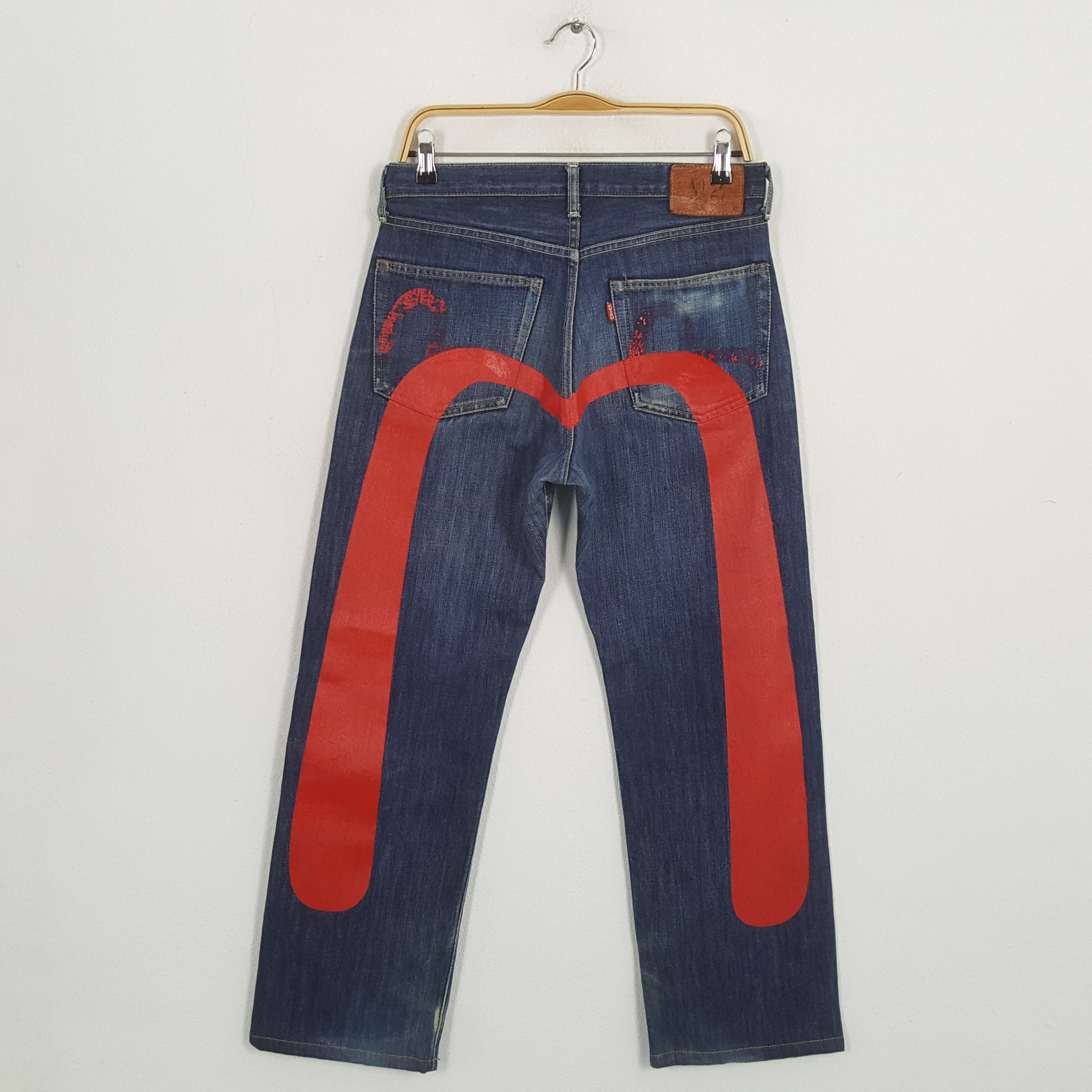Evisu × Japanese Brand × Vintage Vintage EVISU Japanese Brand Daicock Custom Style Jeans Size US 31 - 1 Thumbnail