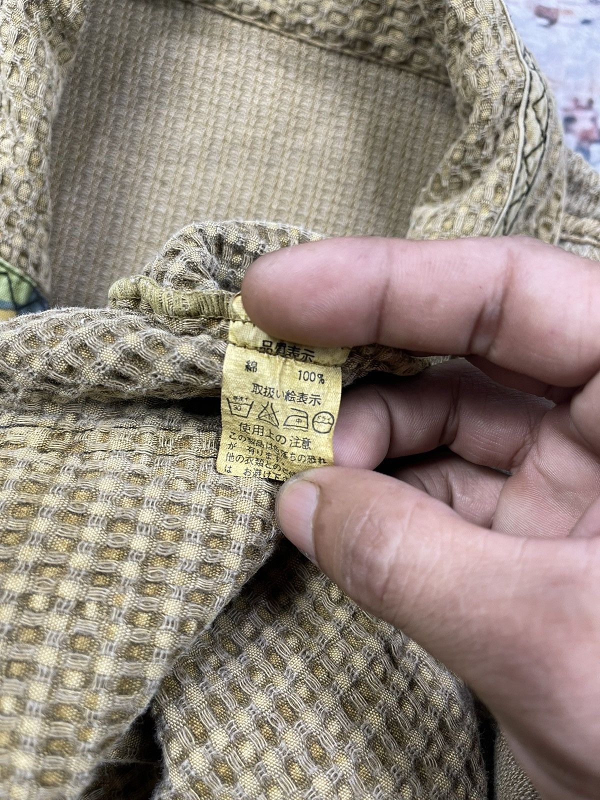 Vintage Vintage Beige Floral Patchwork Boho Jacket Size US L / EU 52-54 / 3 - 10 Thumbnail