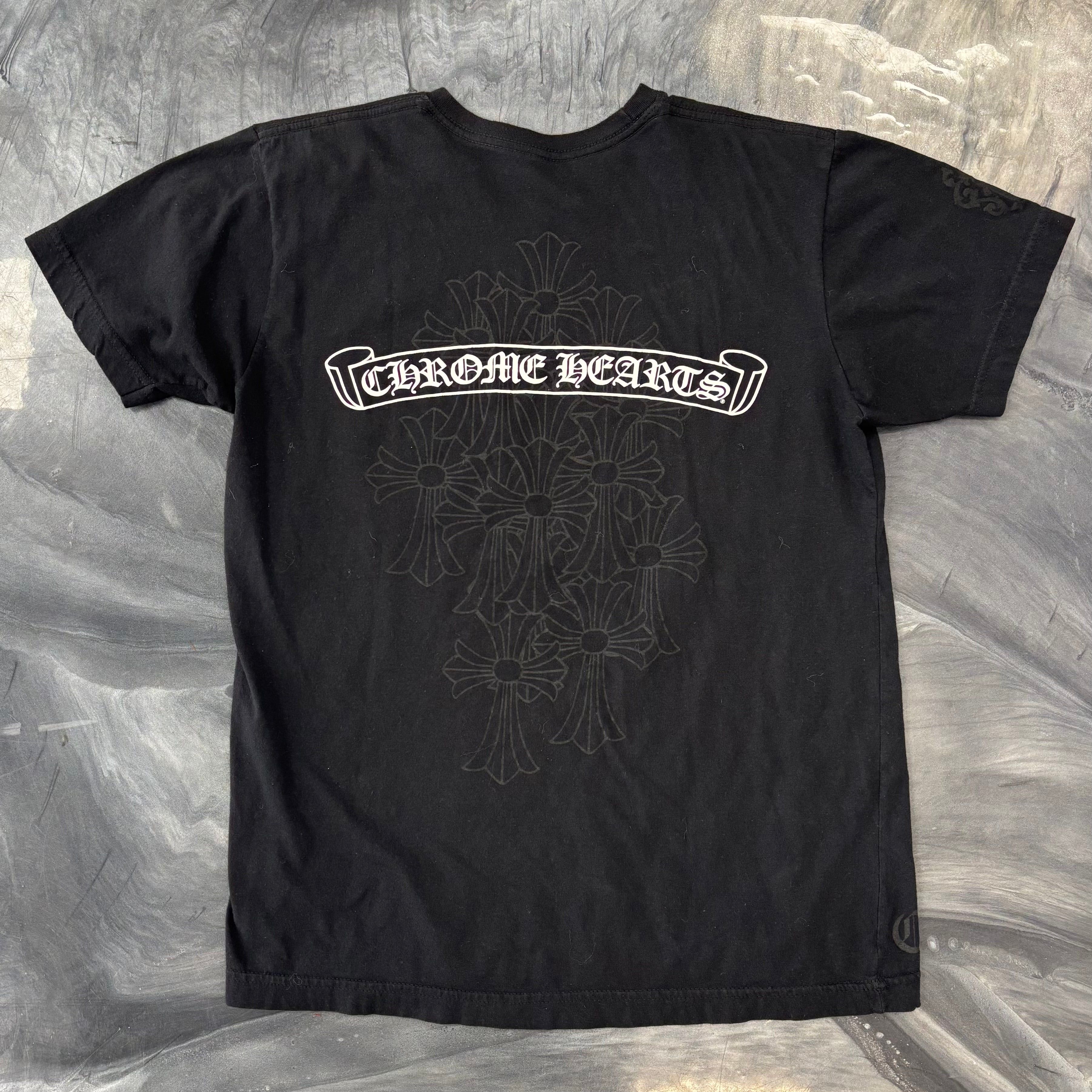 Chrome Hearts Chrome Hearts Multi Cross Scroll Logo Tee Size US M / EU 48-50 / 2 - 3 Thumbnail